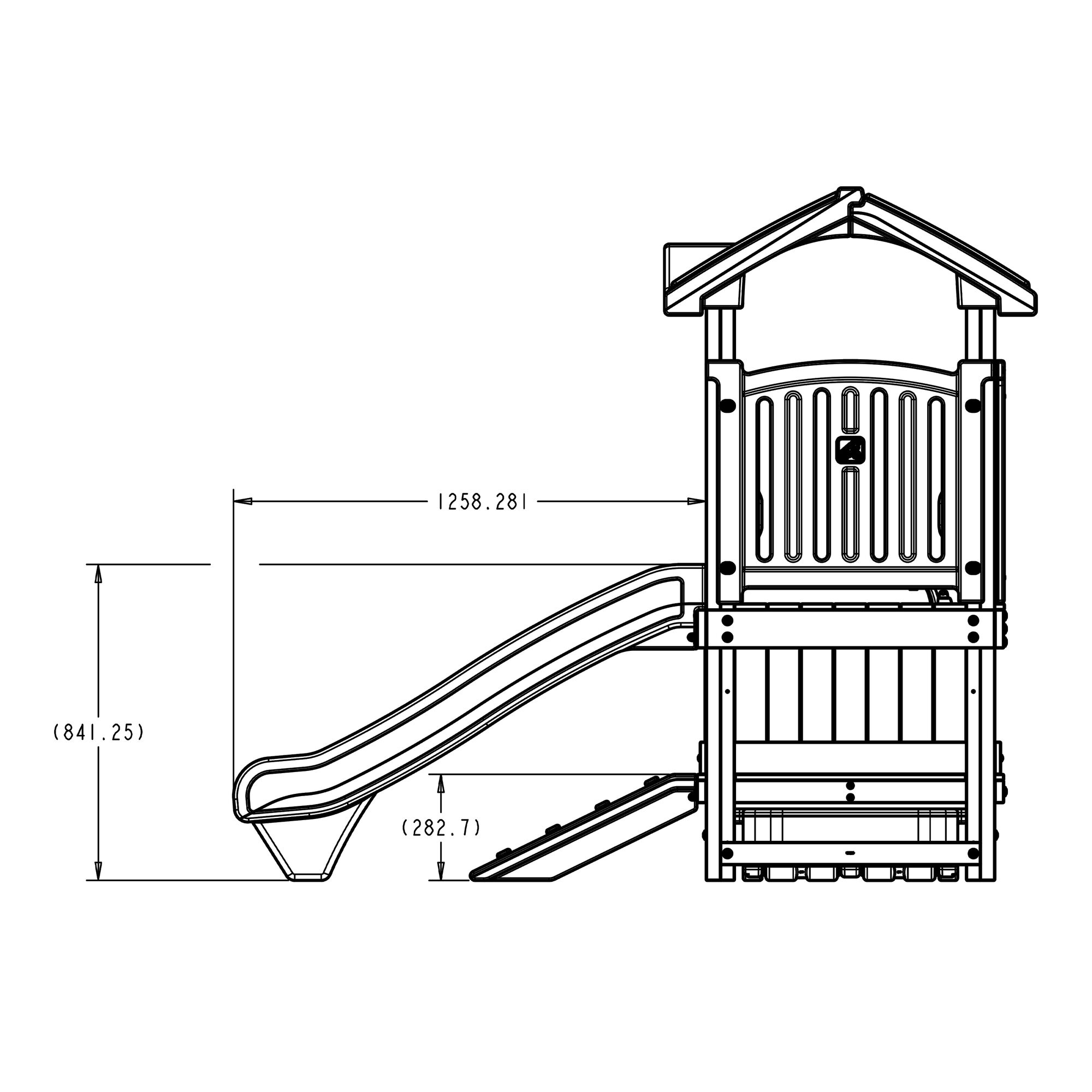 Step2 Woodland Adventure Spielhaus und Rutsche