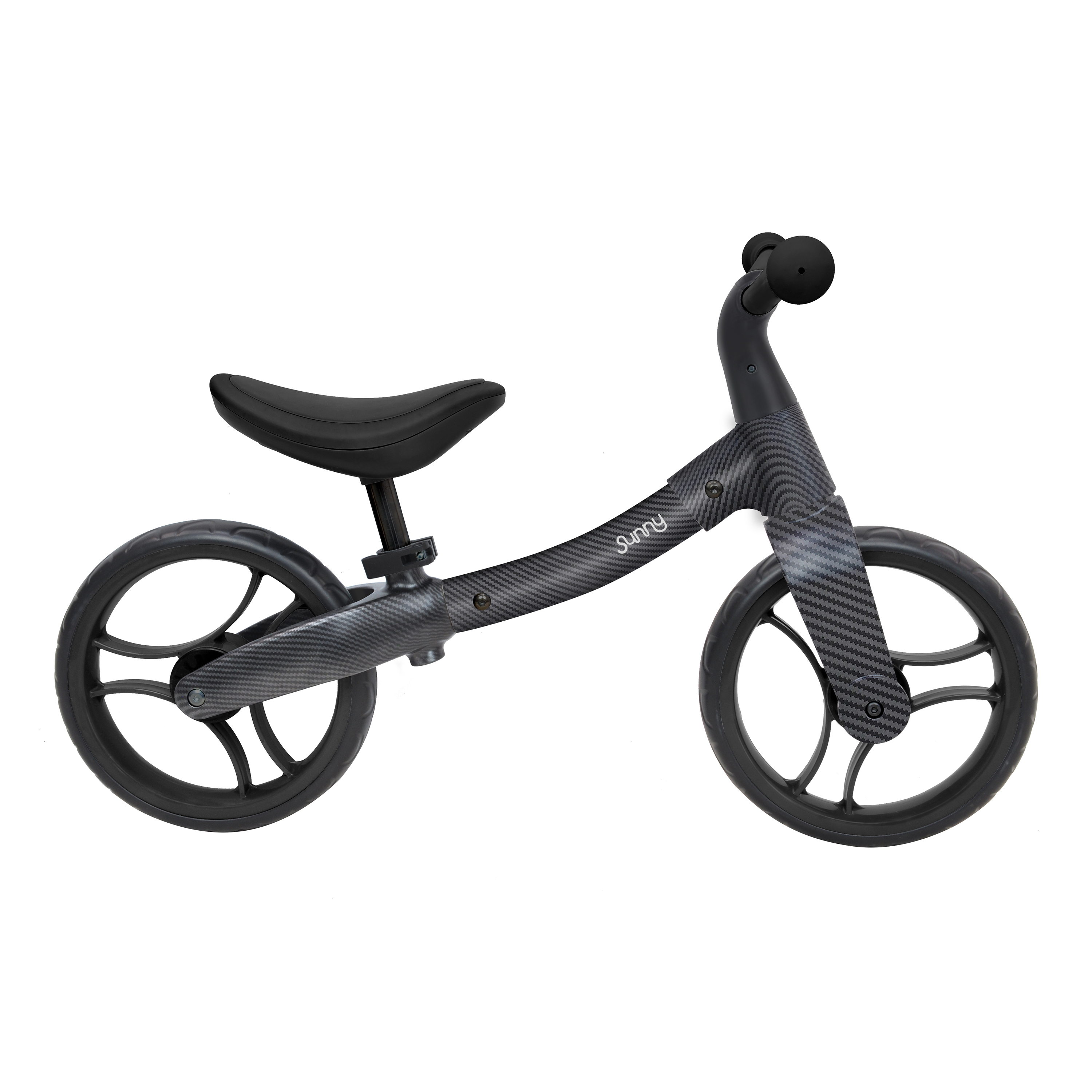 Sunny Balance Bike 3000 Laufrad aus Metall mit Carbon Fiber Look