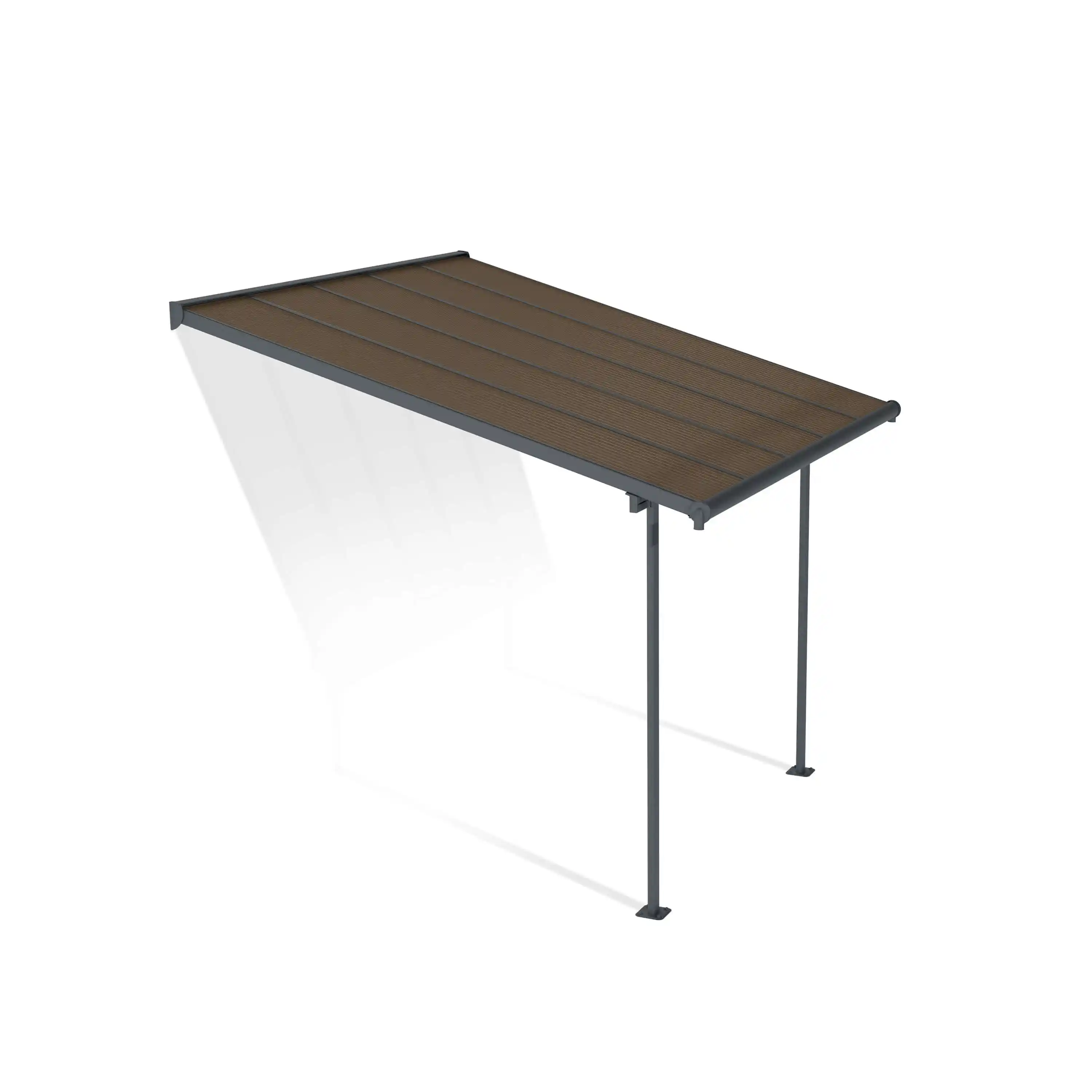 Canopia Capri 314X295X299 cm Terrasoverkapping Donkergrijs Brons