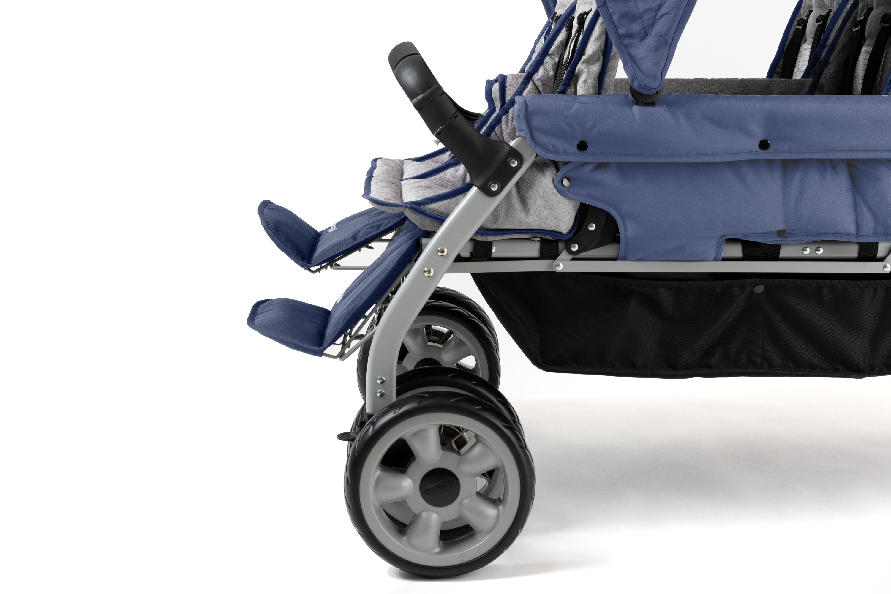 Gaggle Jamboree Kinderwagen für 6 Kinder Blau - Klappbar