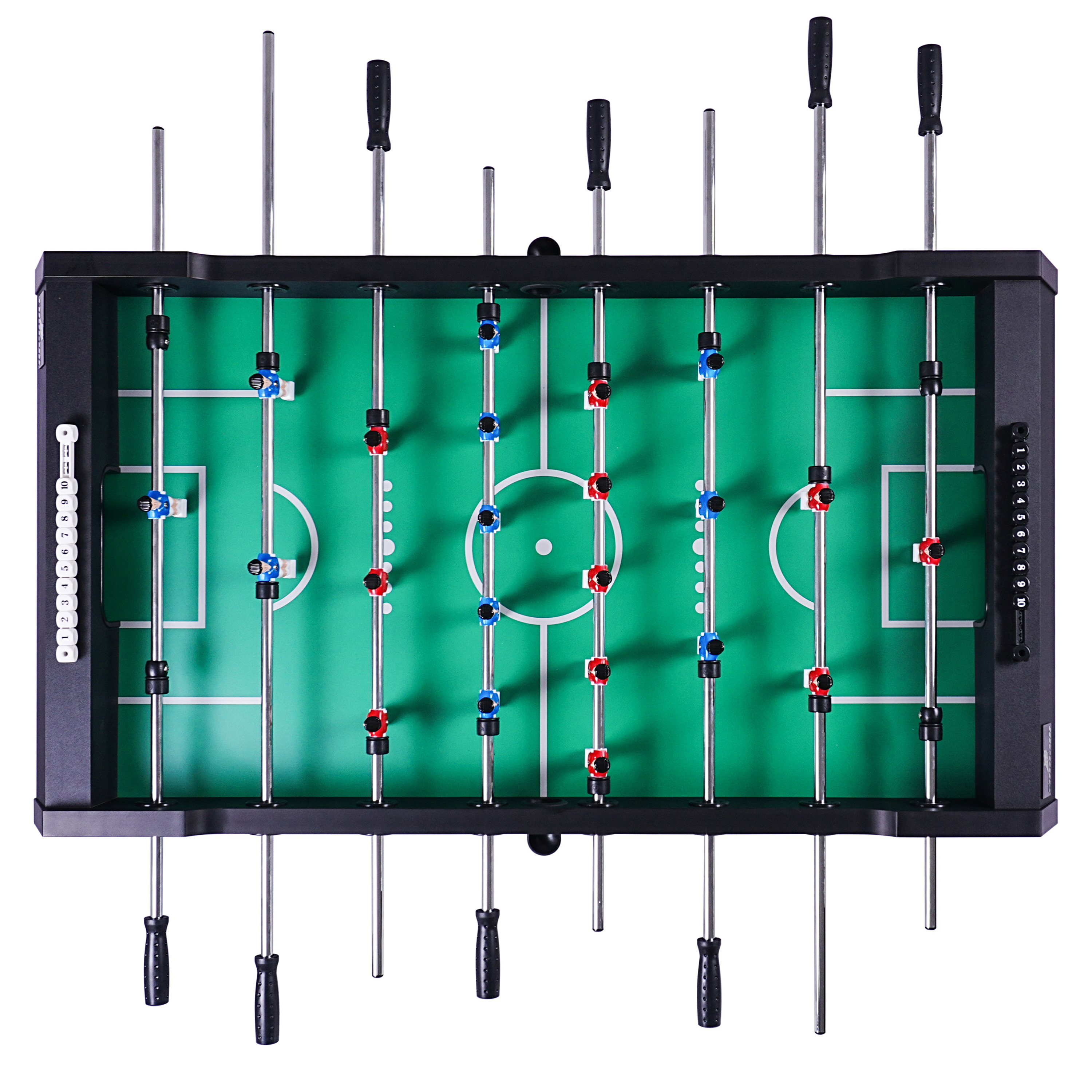 Cougar Powerkick Pro Folding Football Table Black – Green Playing Field