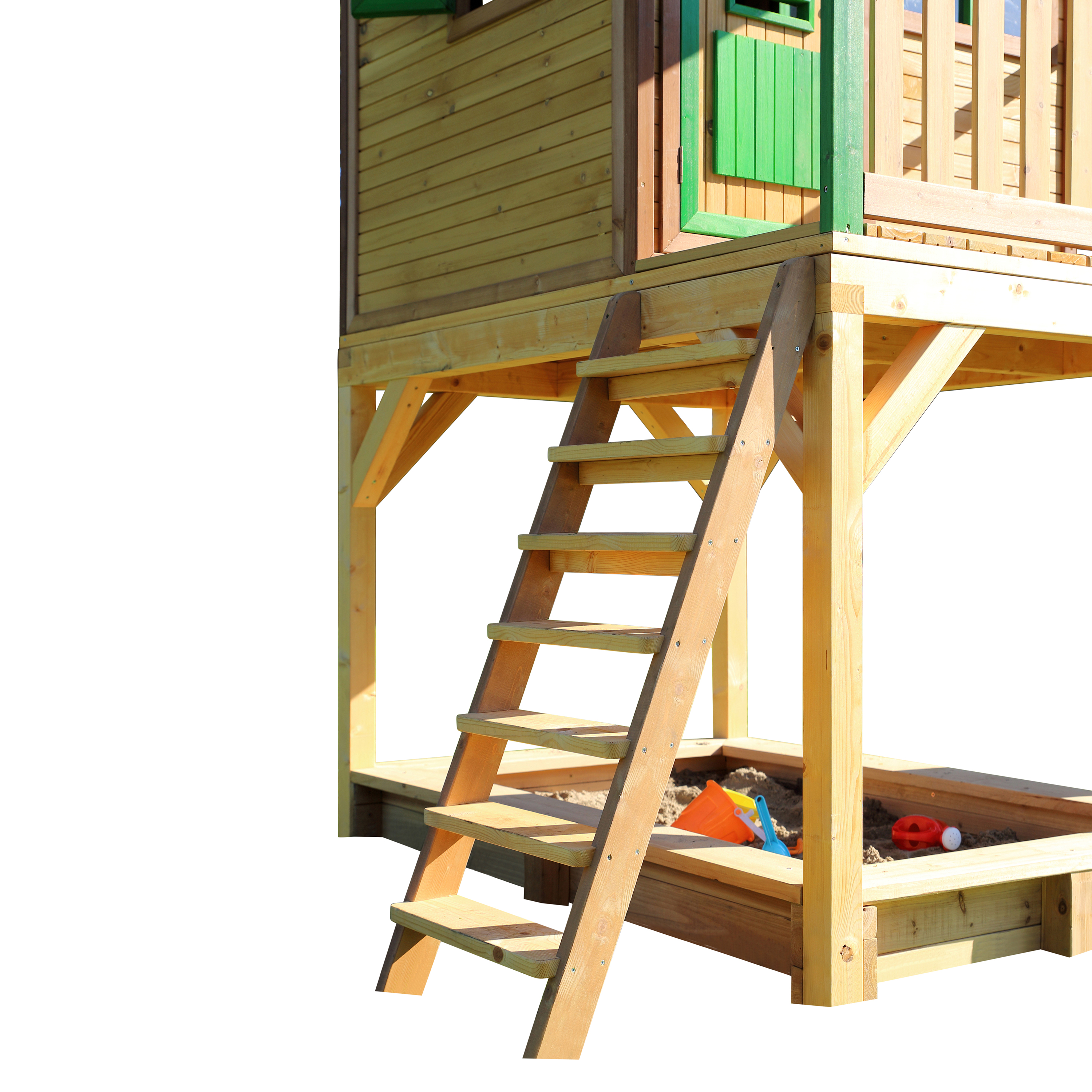 AXI Sarah Playhouse Brown/Green - Grey Slide