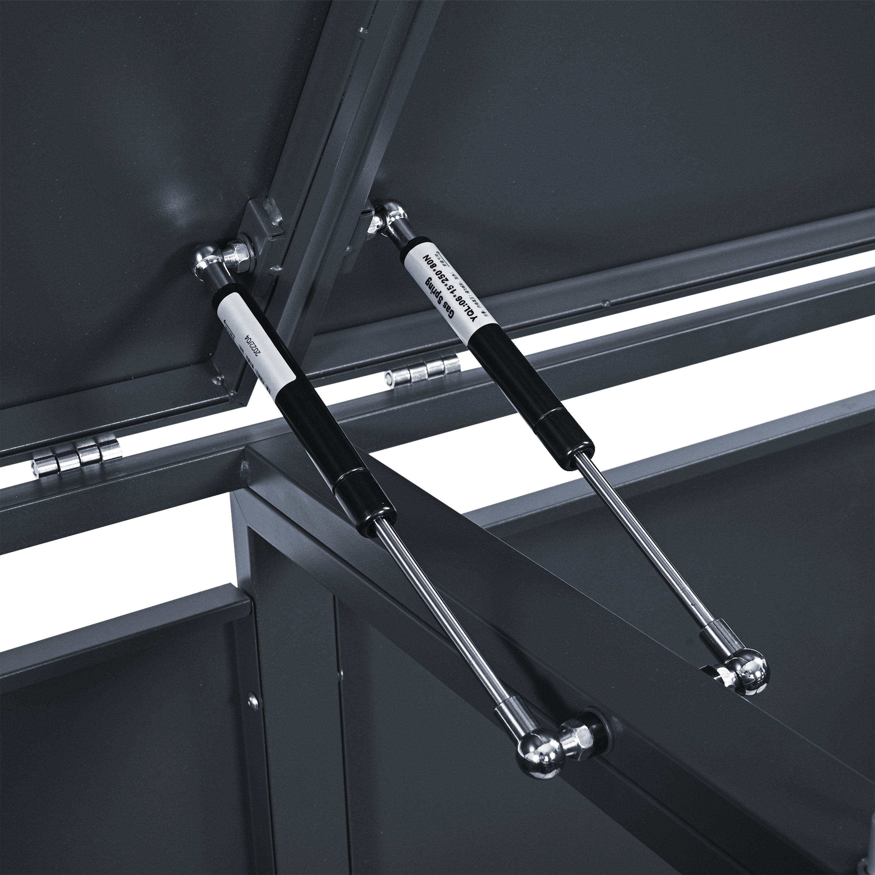 AXI Luke Metal Garbage Bin Shed - 4 Garbage Bins