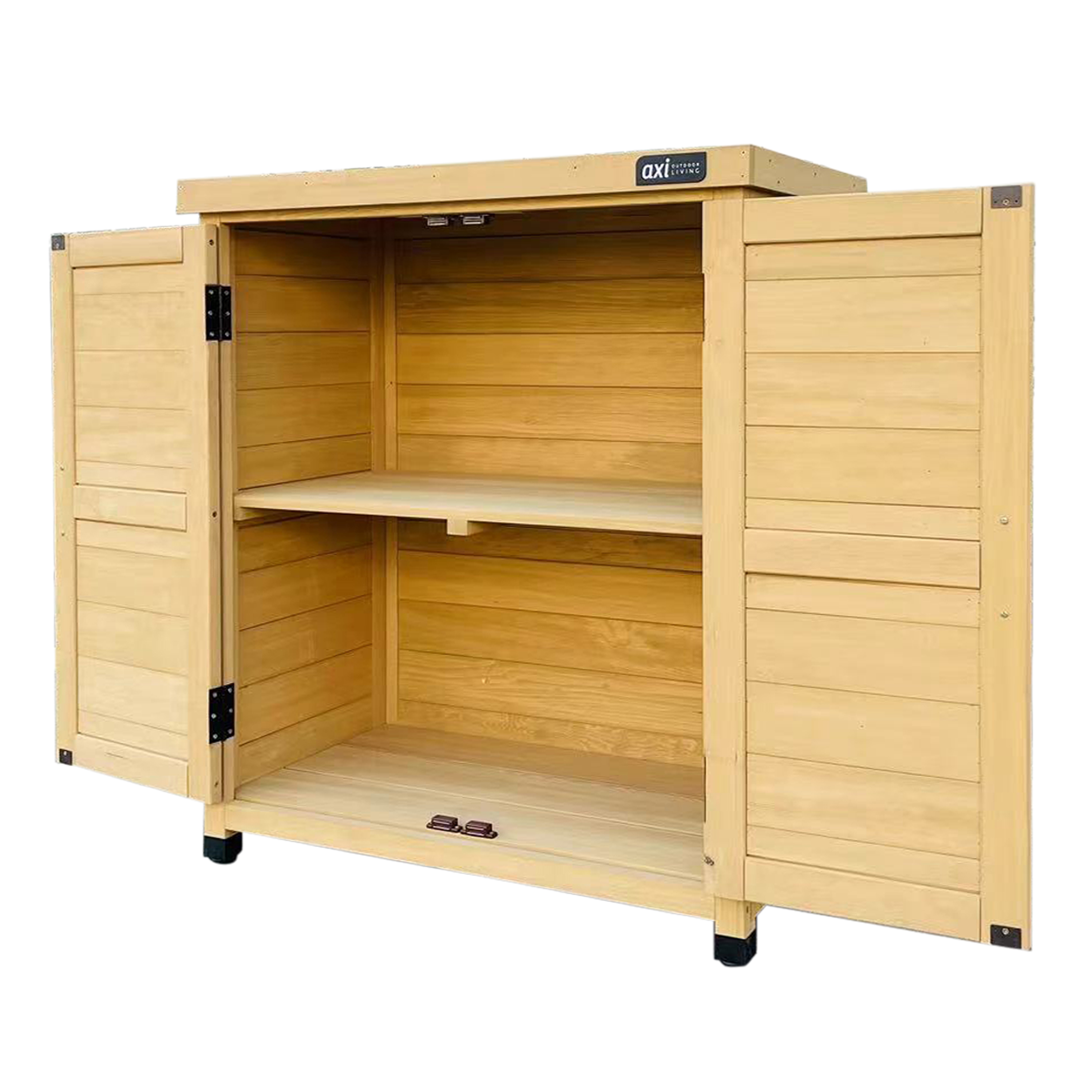 AXI Felix Gartenschrank aus Holz Braun