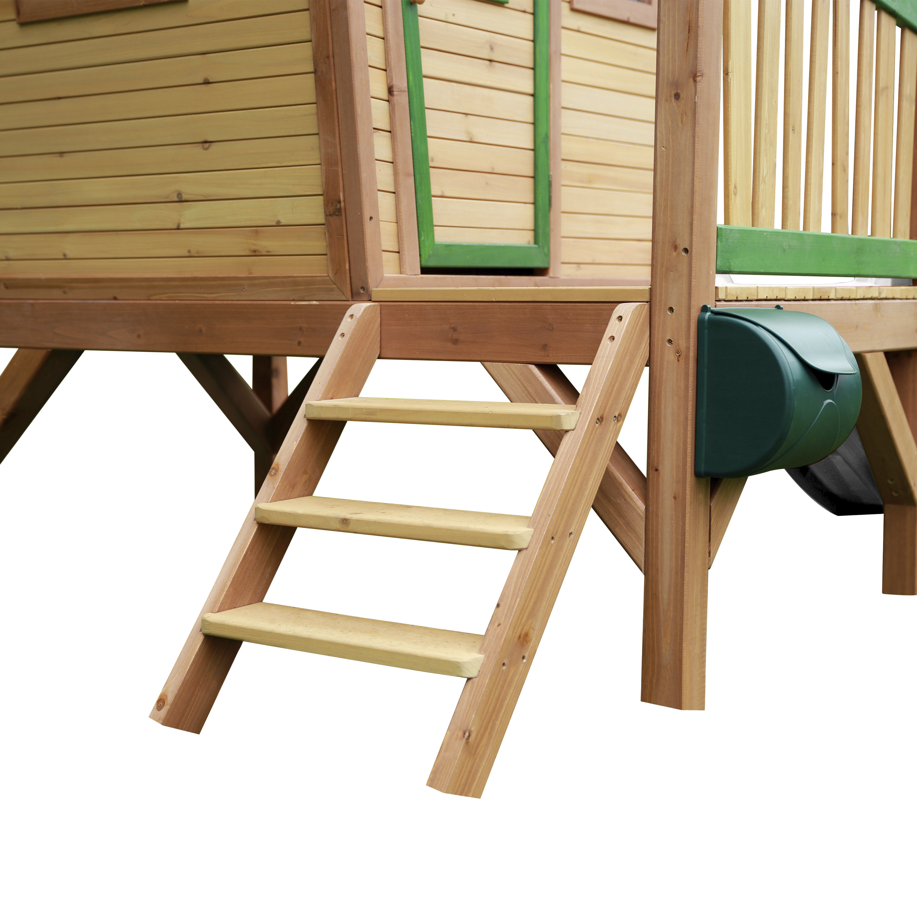 AXI Robin Playhouse Brown/Green - White Slide