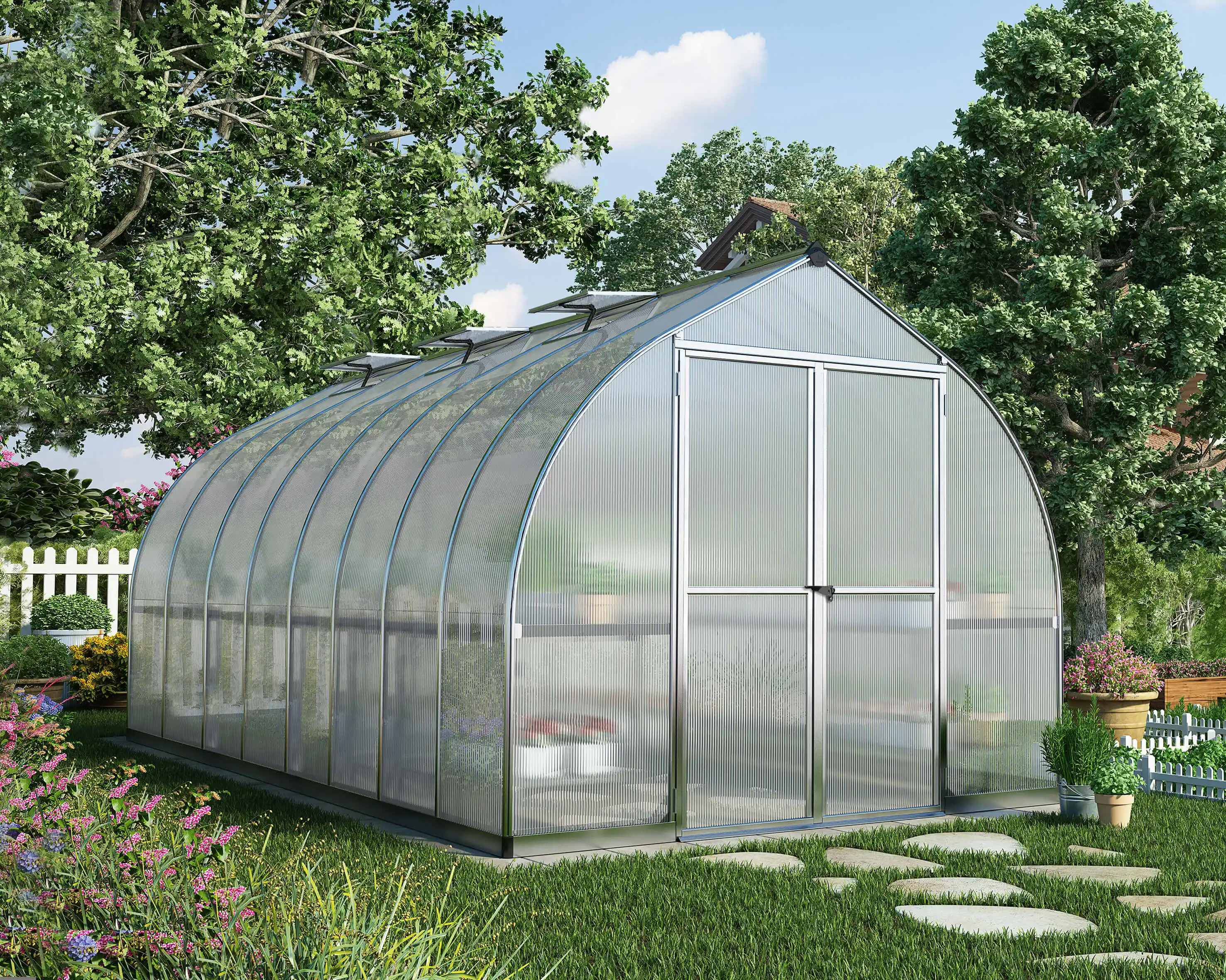 Canopia Bella 490X244X219 cm Tuinkas Zilver meerwandig