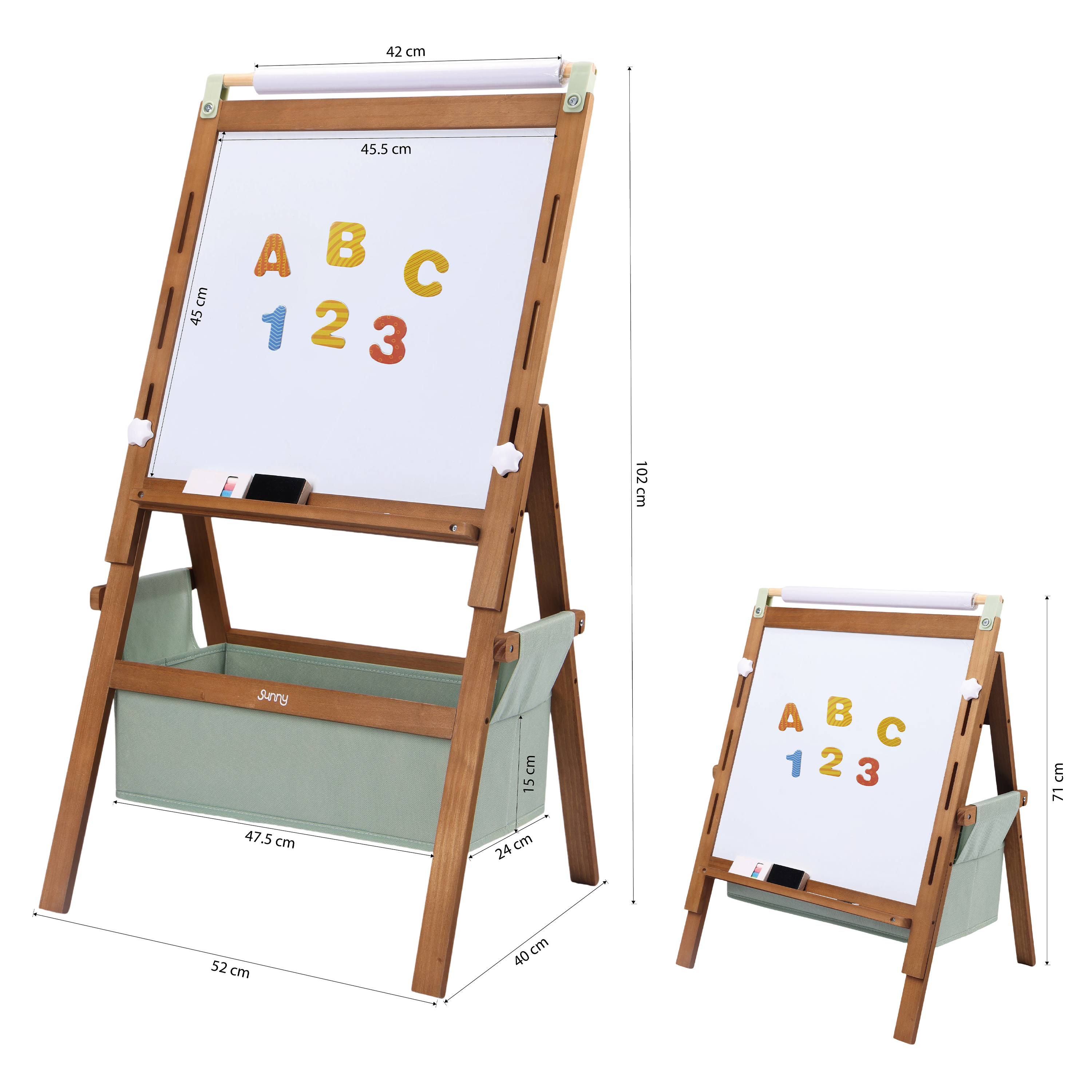 Sunny Lara Activity Easel – Dark Brown