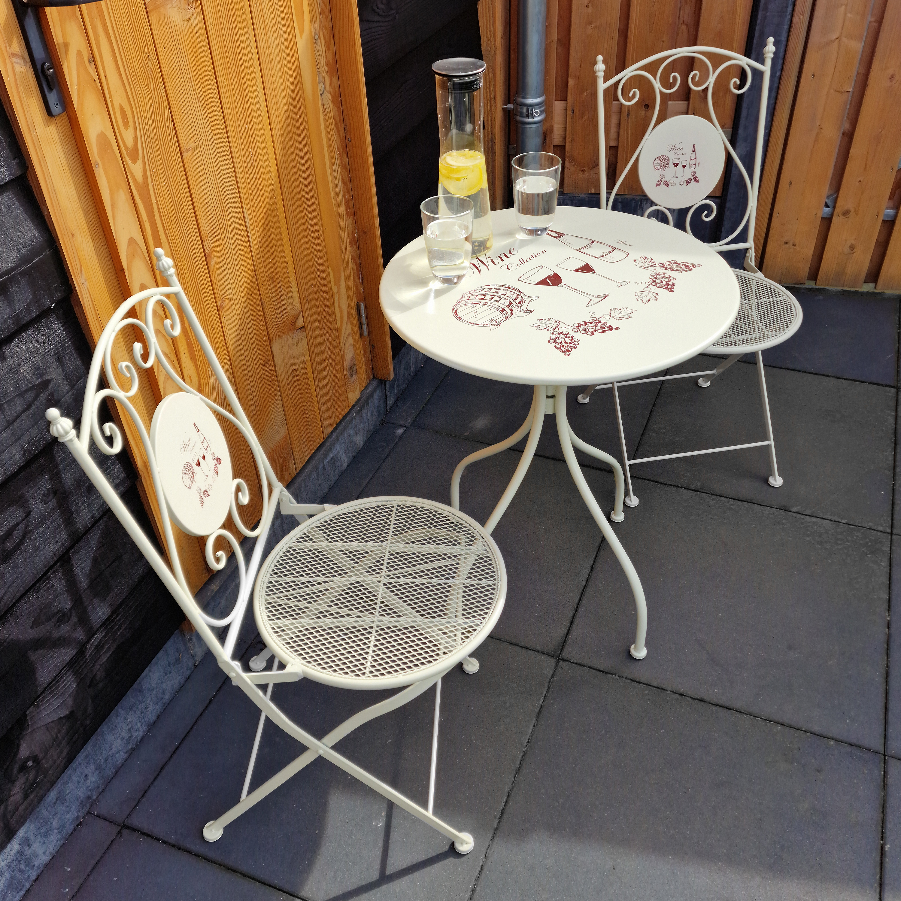 AXI Maxime Metal Bistro Set Wein crème