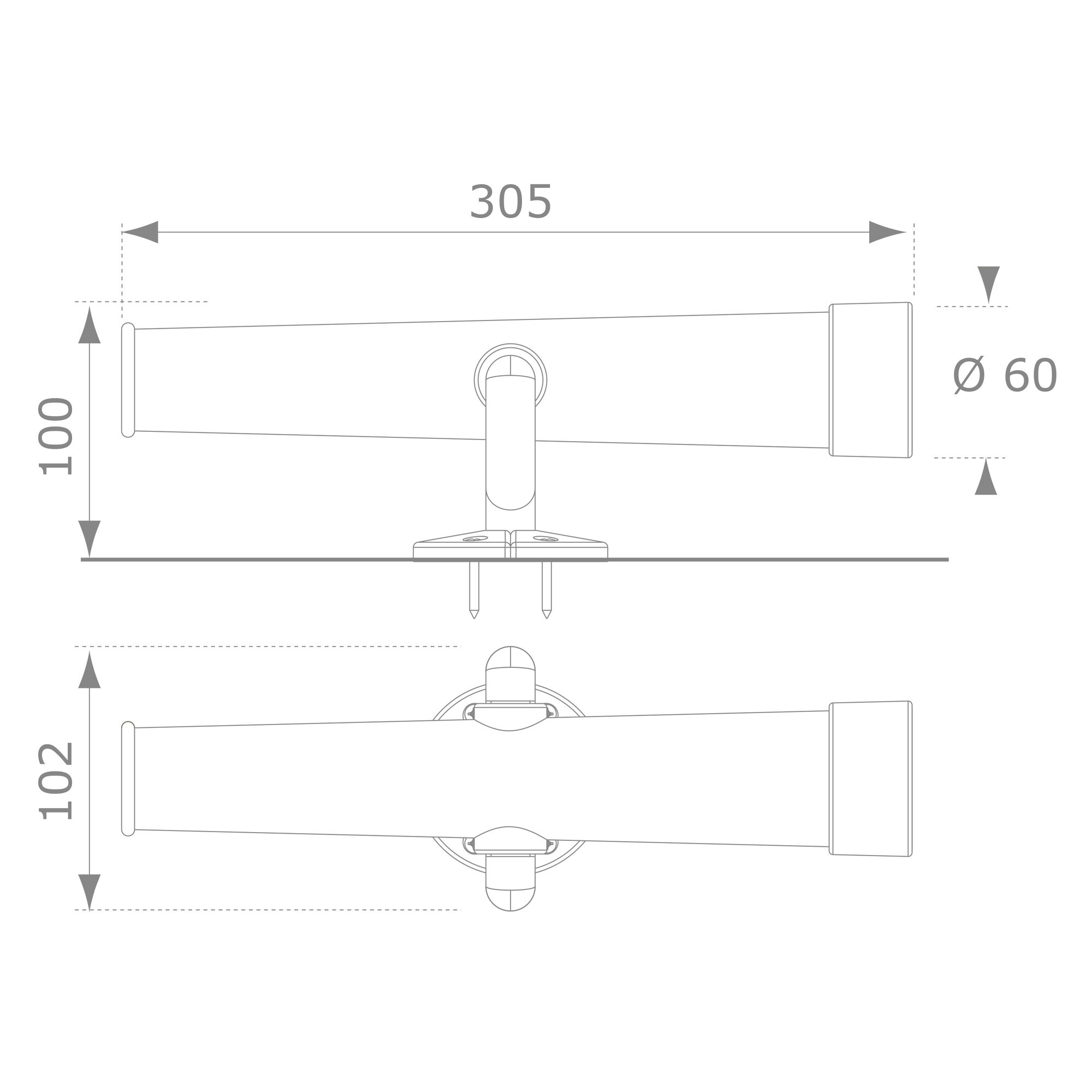 AXI Telescoop Rood/Grijs