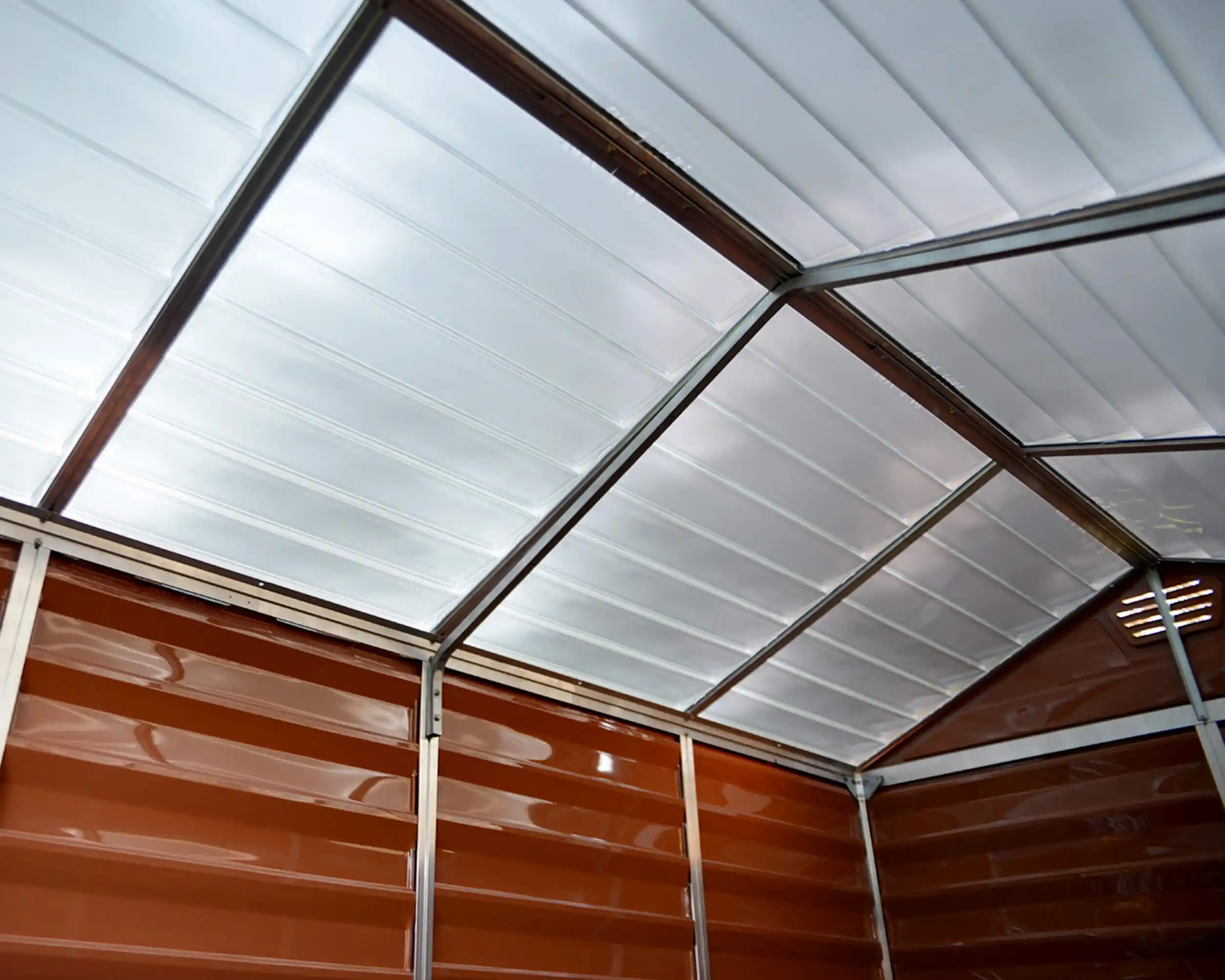 Canopia Skylight 176x120x203 cm Gerätehaus und Fahrradschuppen Amber