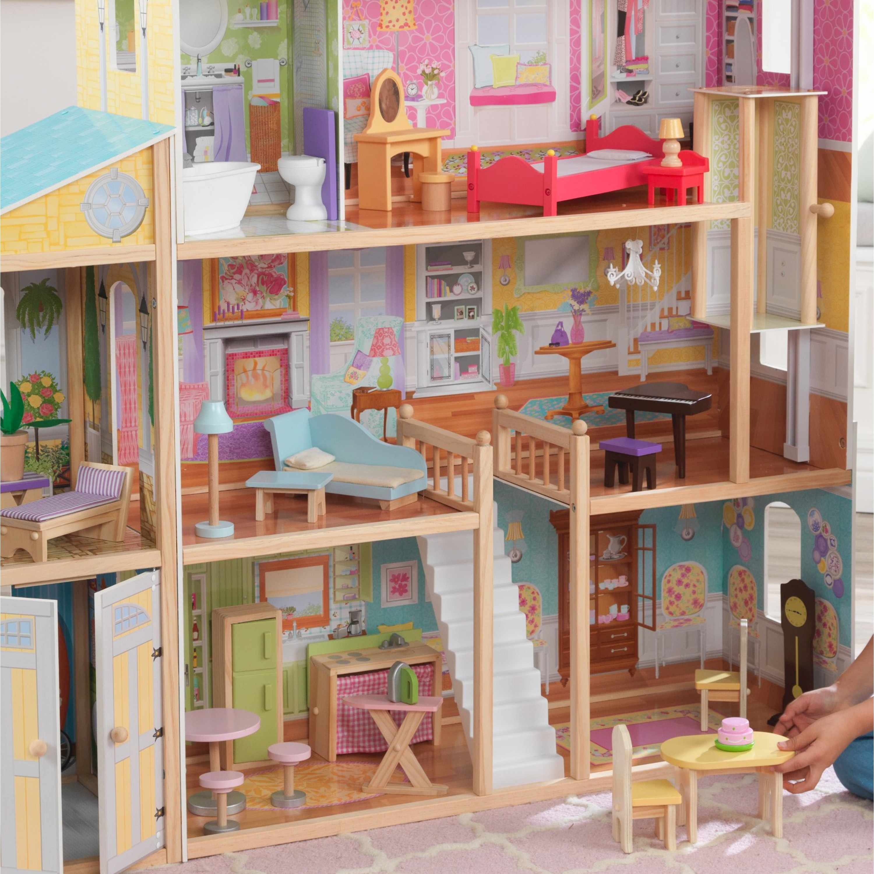 KidKraft Majestic Mansion Dollhouse-0706943652527 KidKraft Majestic Mansion Dollhouse