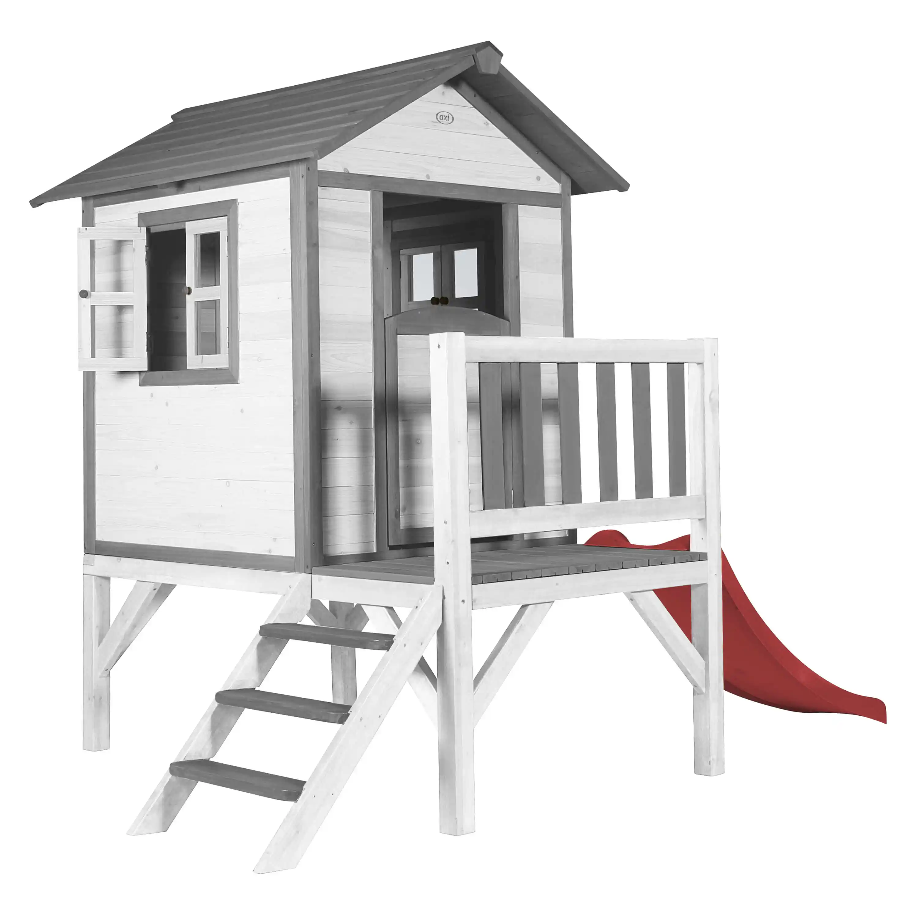 AXI Lodge XL Speelhuis Klassiek - Rode Glijbaan