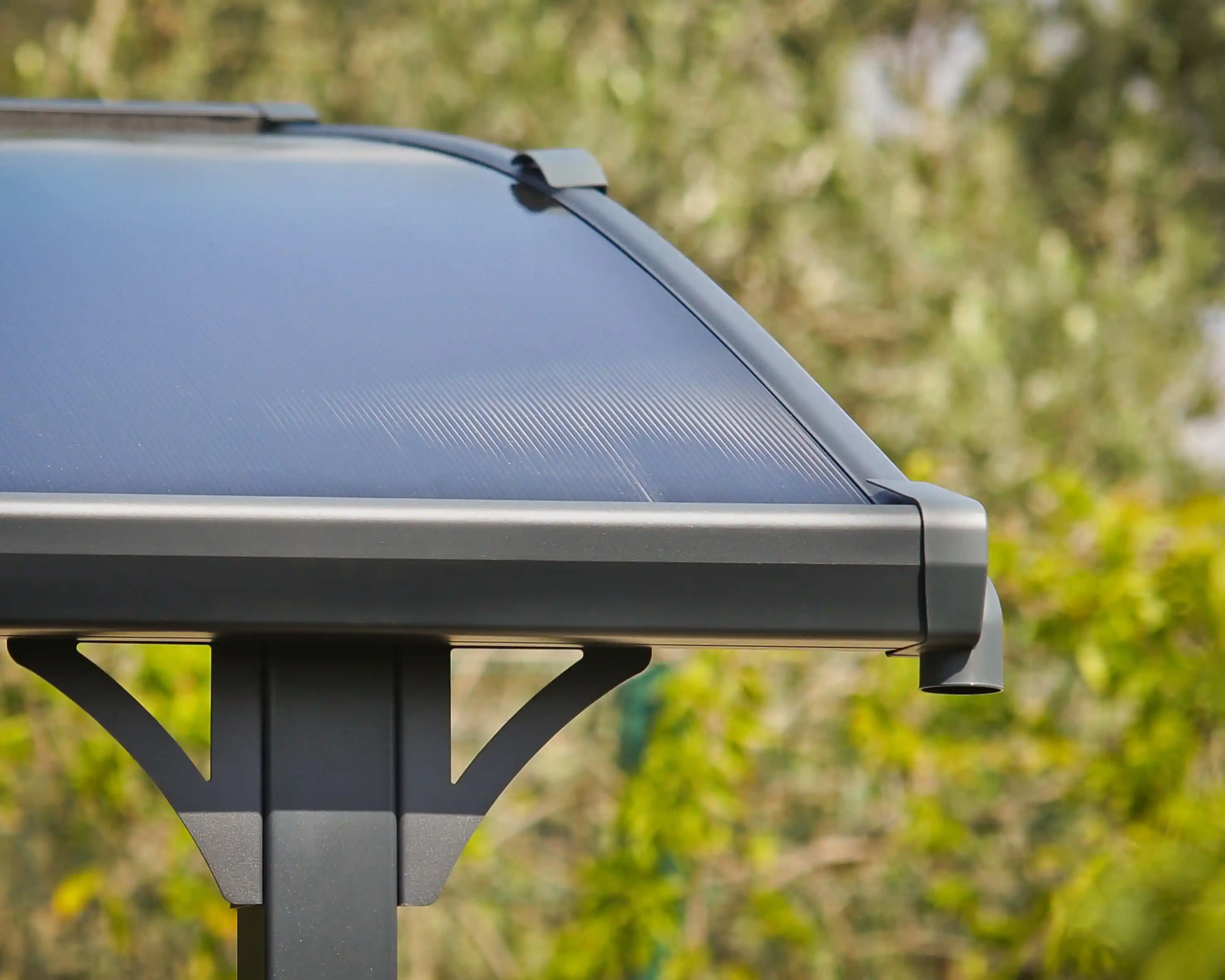 Canopia Arcadia Carport Einzel 1077X360cm Dunkelgrau Bronze