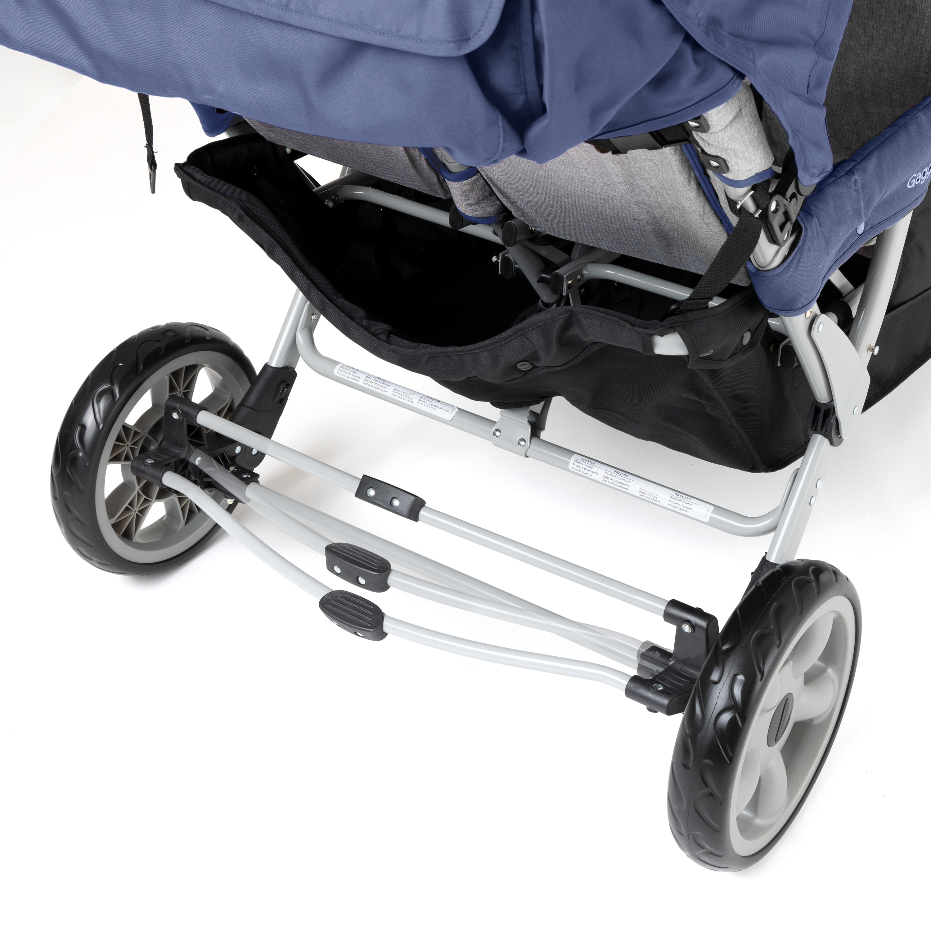 Gaggle Jamboree Kinderwagen für 6 Kinder Blau - Klappbar