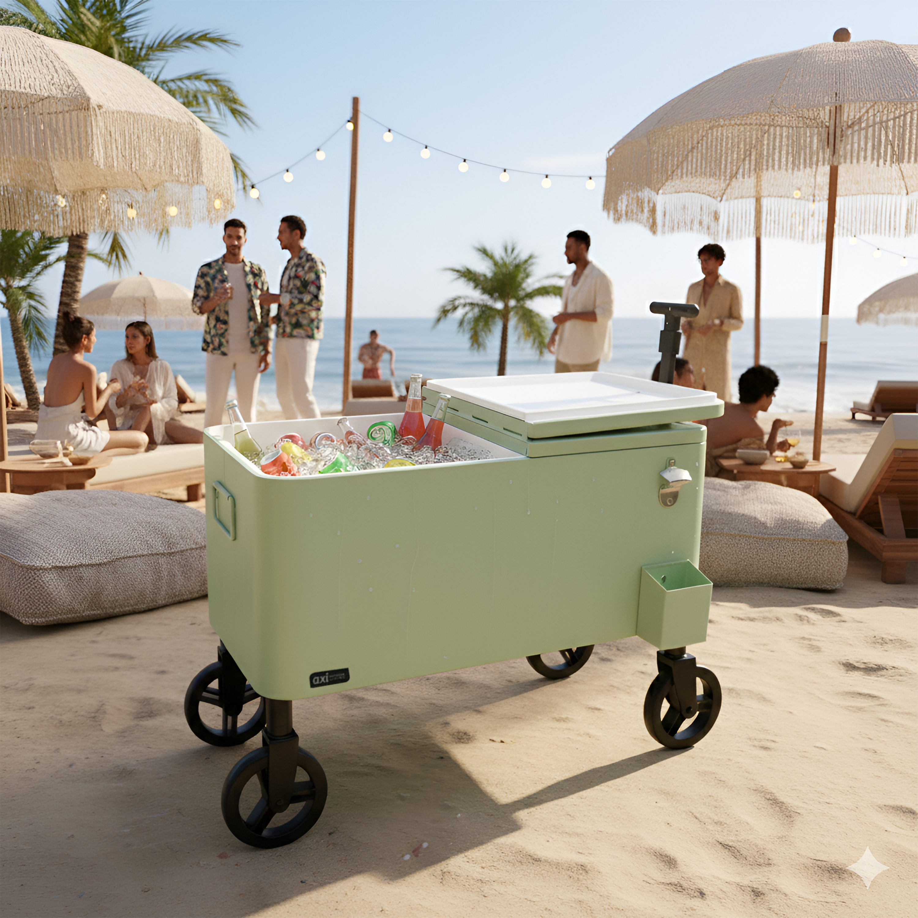 AXI Beach Wagon Cooler Go - Green