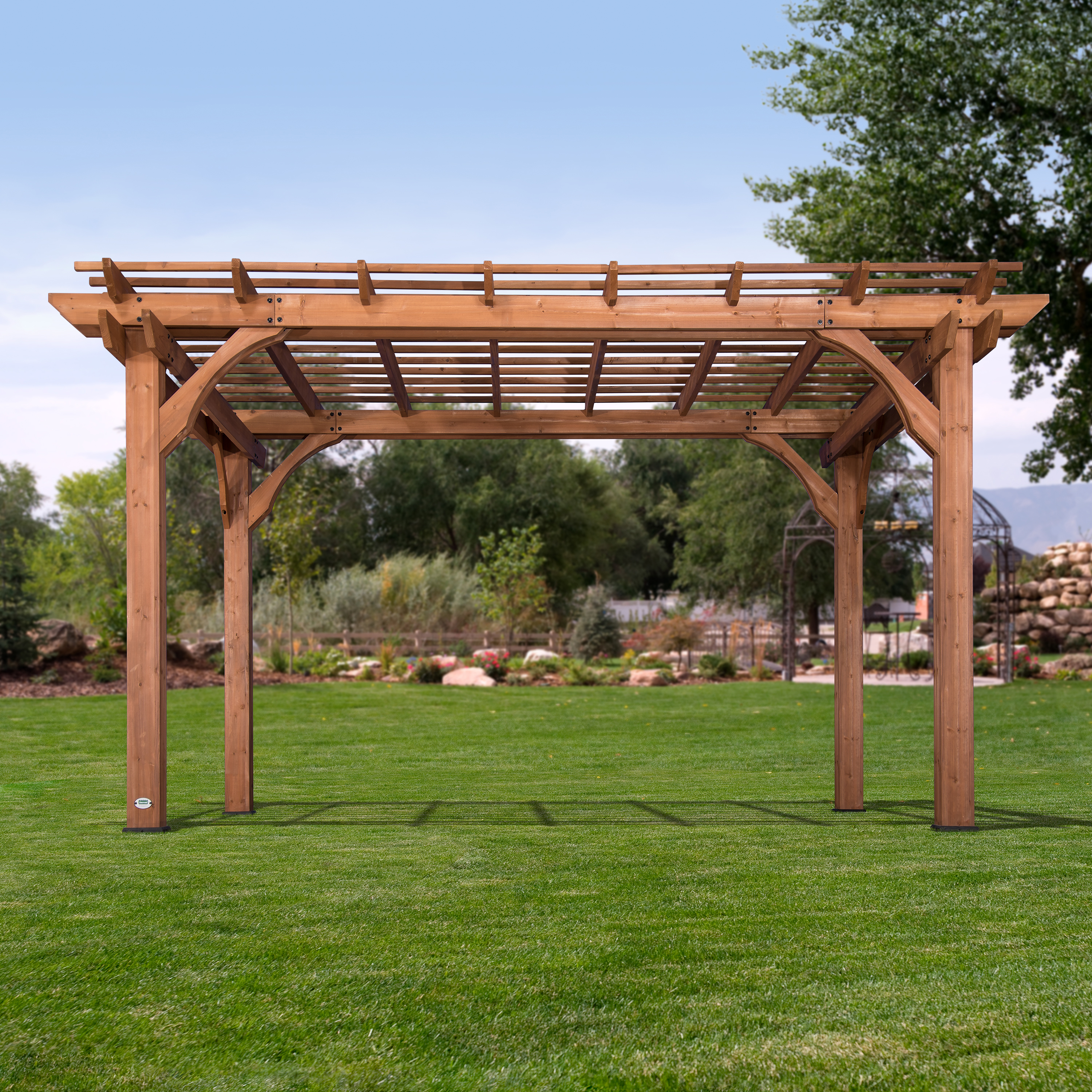 Backyard Discovery Pergola aus Holz 305 x 427 cm