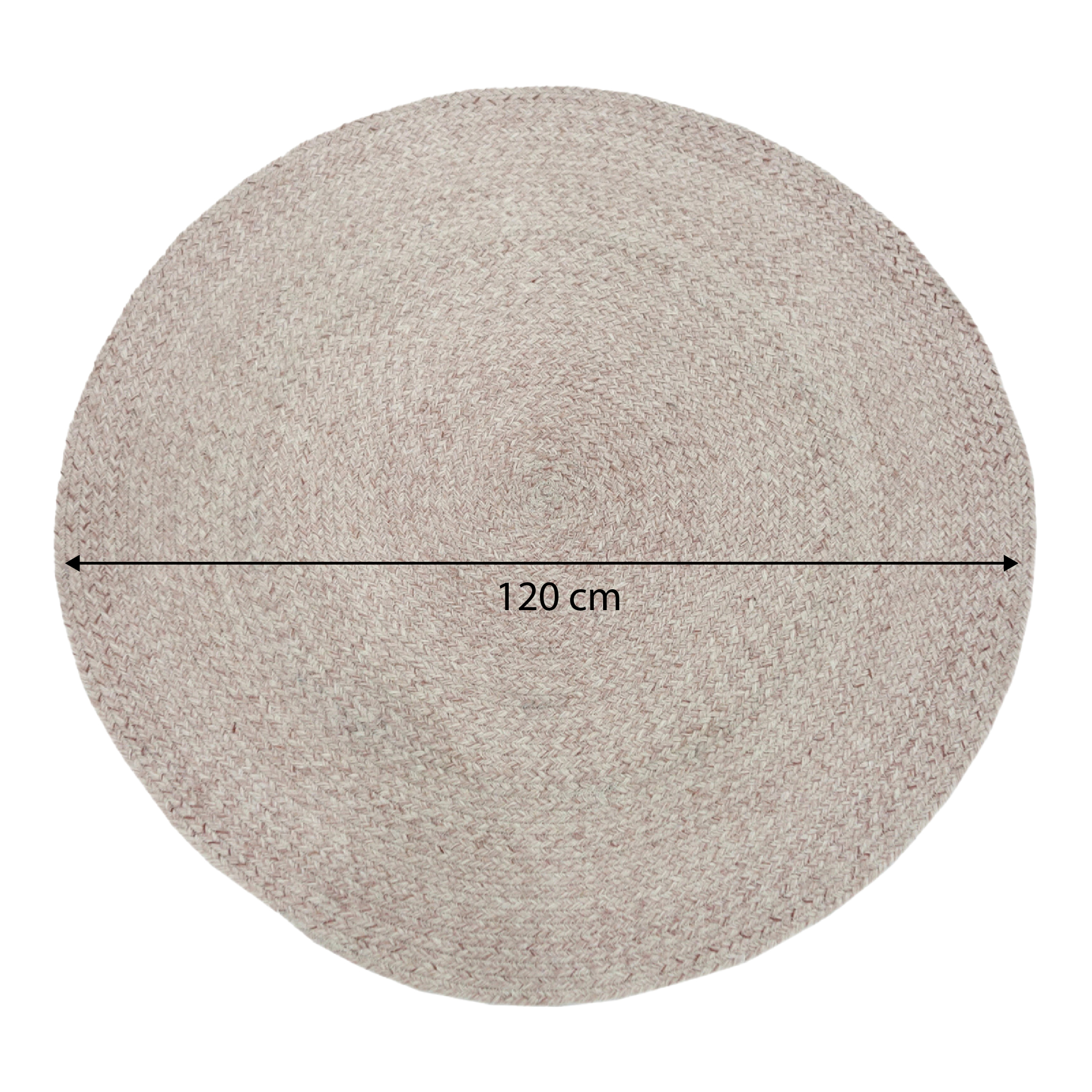 AXI Corfu Outdoor Rug – Round – Ø 120 cm – Beige