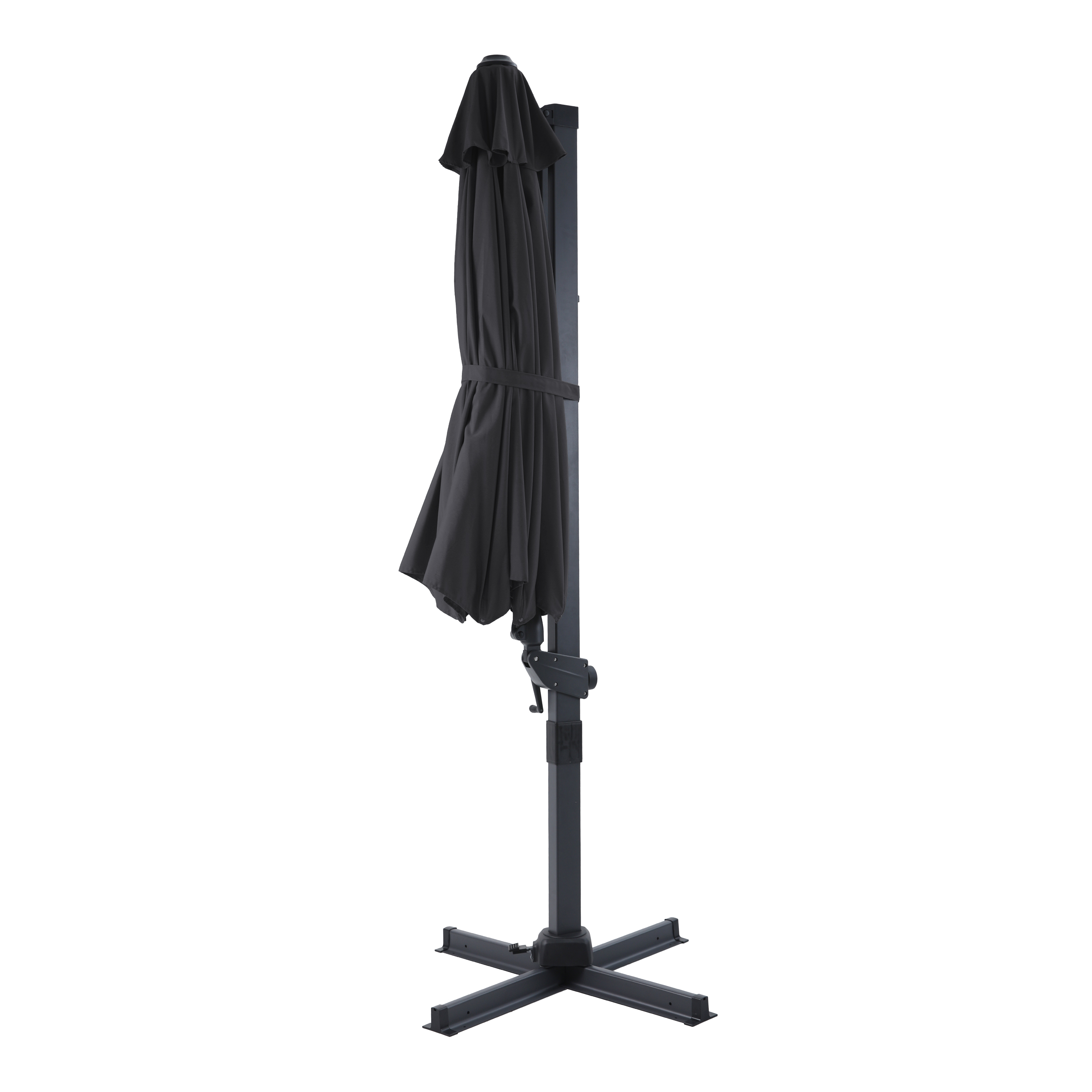 AXI Cyrus Premium Zweefparasol Ã˜ 300cm Antraciet/grijs 