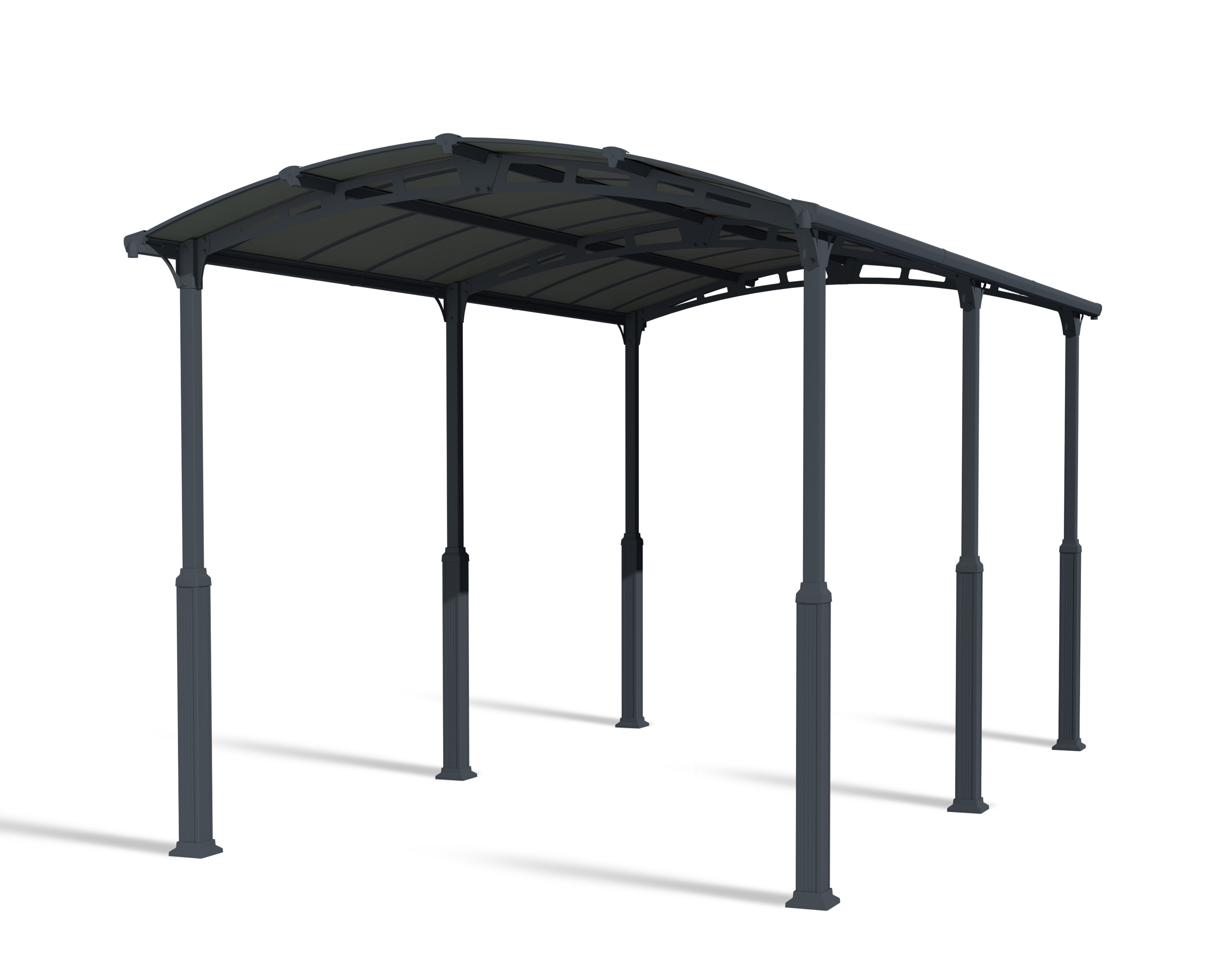 Canopia Alpine 863X360X307 cm RV Carport en Boothuis Donkergrijs Brons