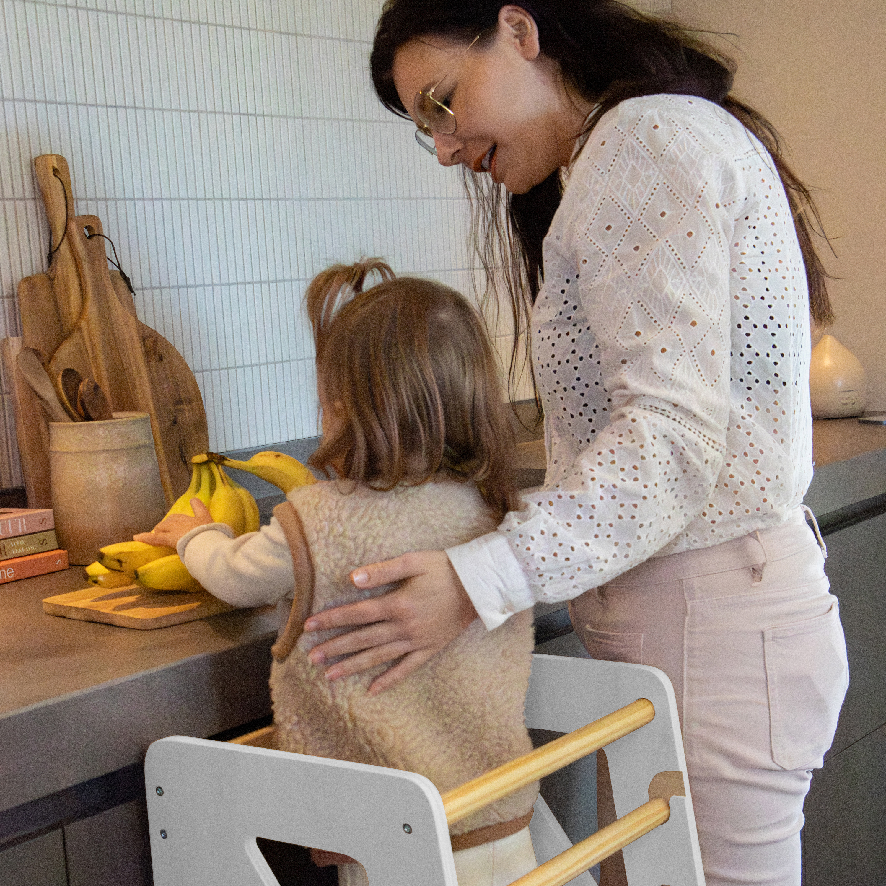 Sunny Liv Learning Tower Natural/white