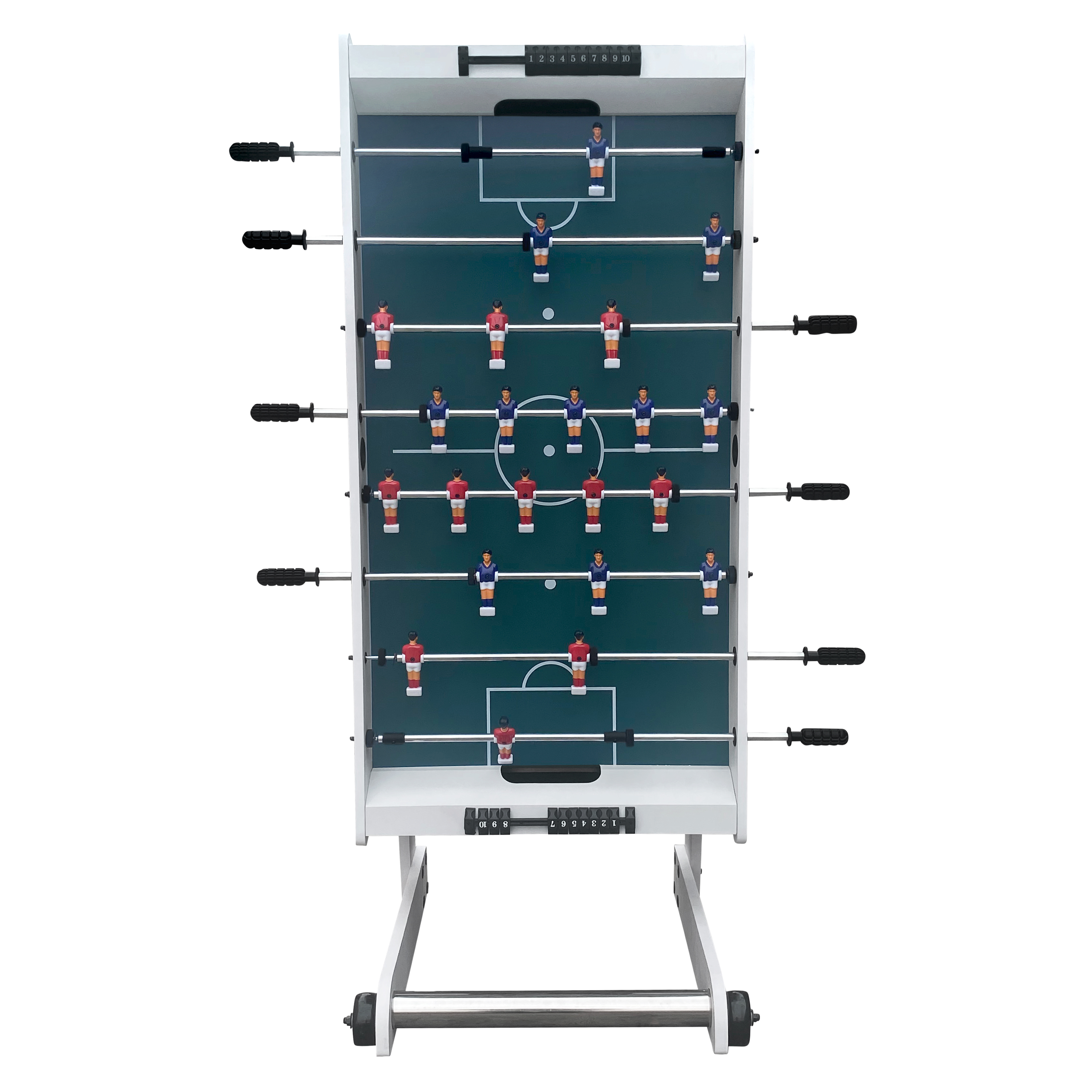 Cougar Scorpion Kick TS Folding Football Table - White