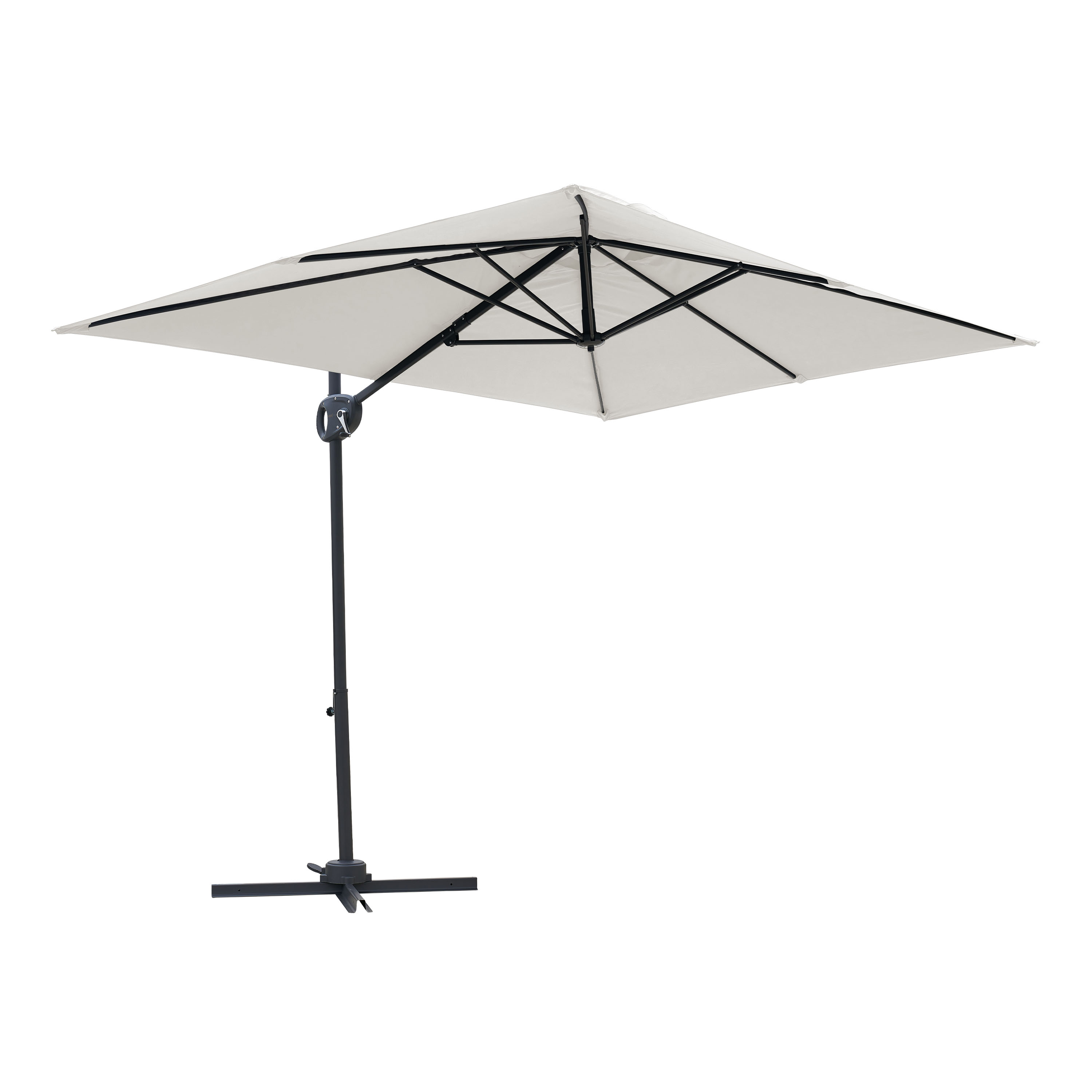 AXI Luma Cantilever Parasol 200x300 cm Anthracite/Beige
