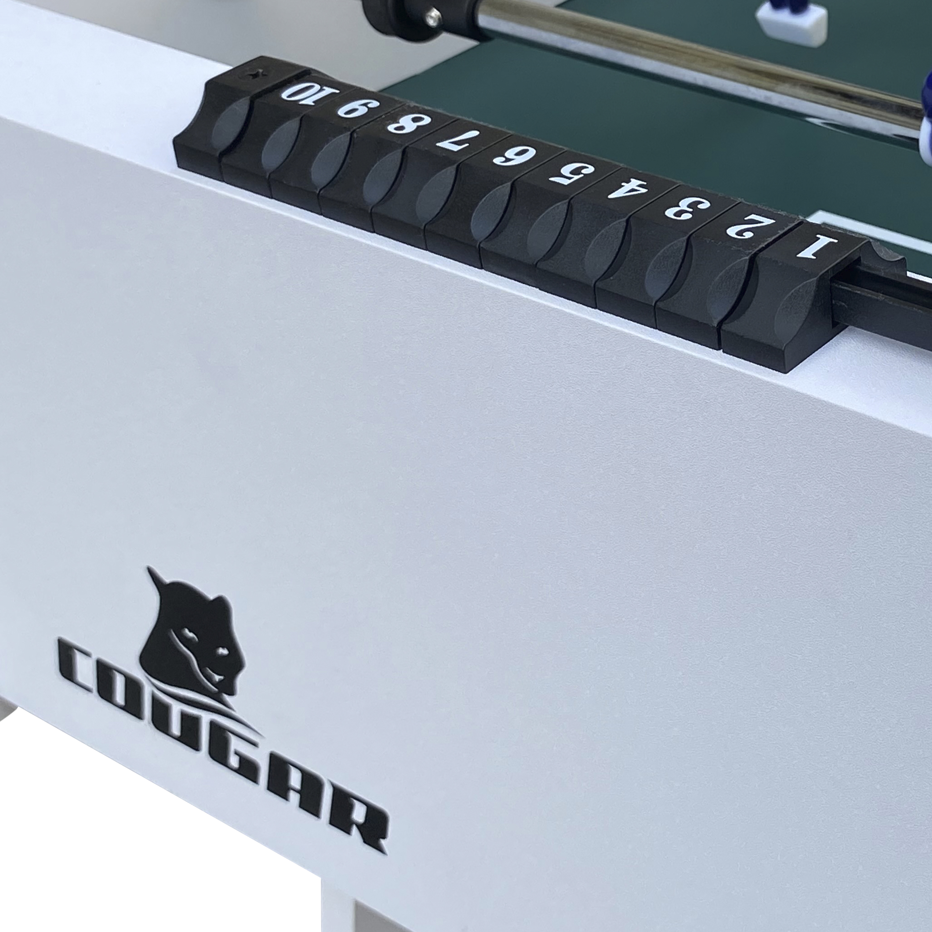 Cougar Scorpion Kick TS Folding Football Table - White