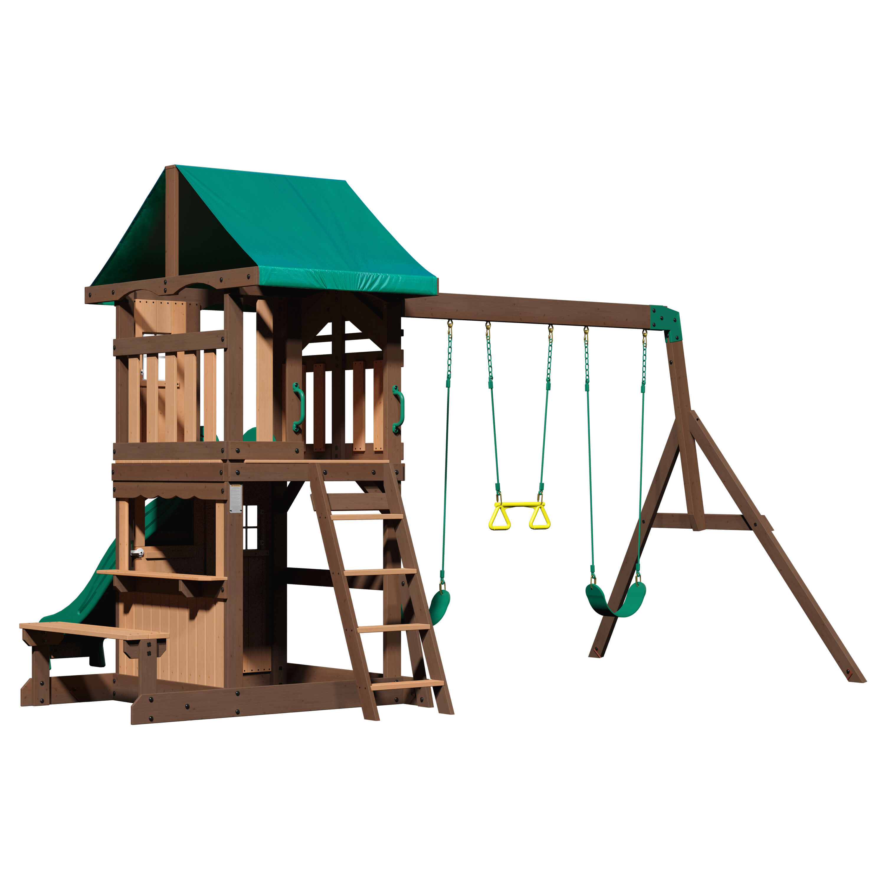 Backyard Discovery Lakewood Spielturm mit Schaukeln und Rutsche