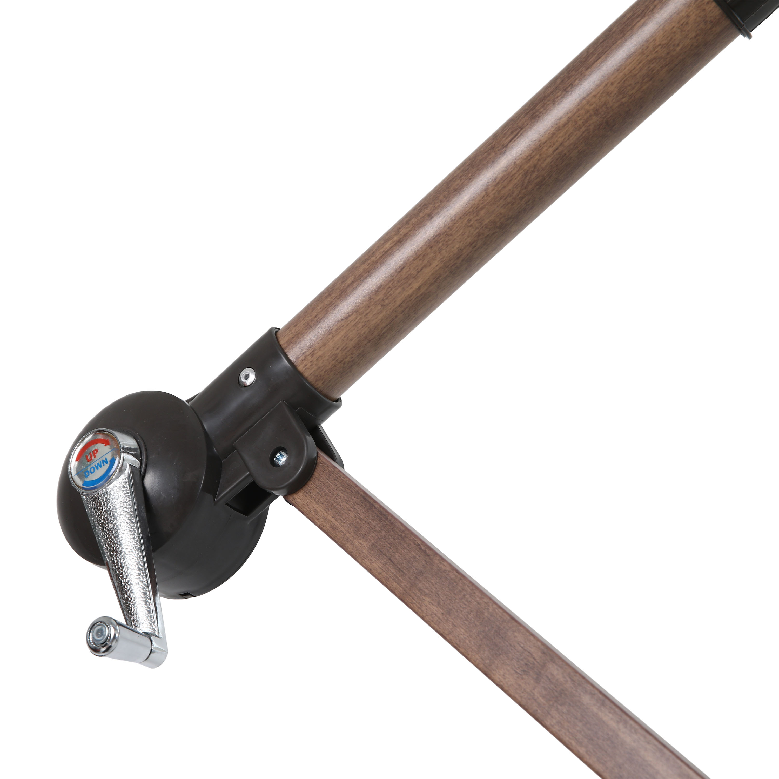 AXI Dion Cantilever Parasol Ø 300cm incl. parasol base Oak-look/Beige