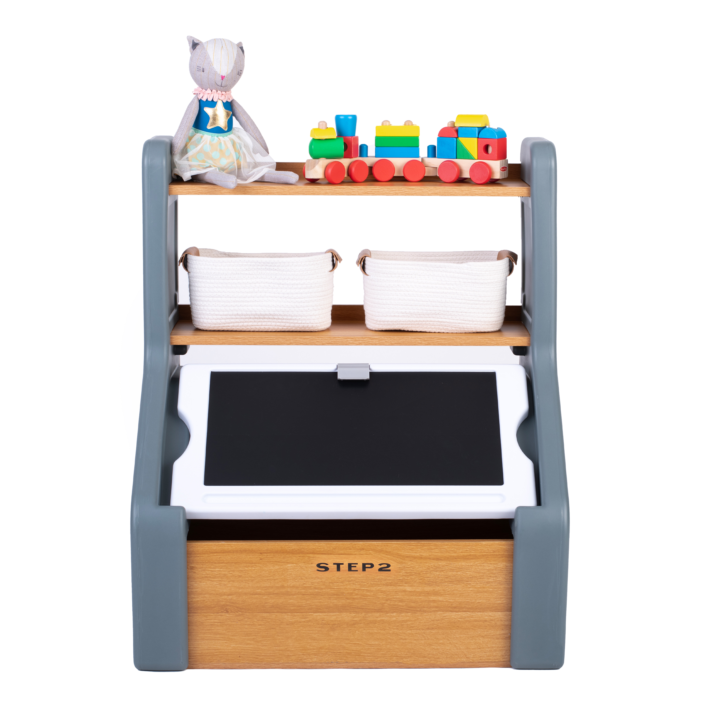 Step2 Harmony Toy Storage Box Grey