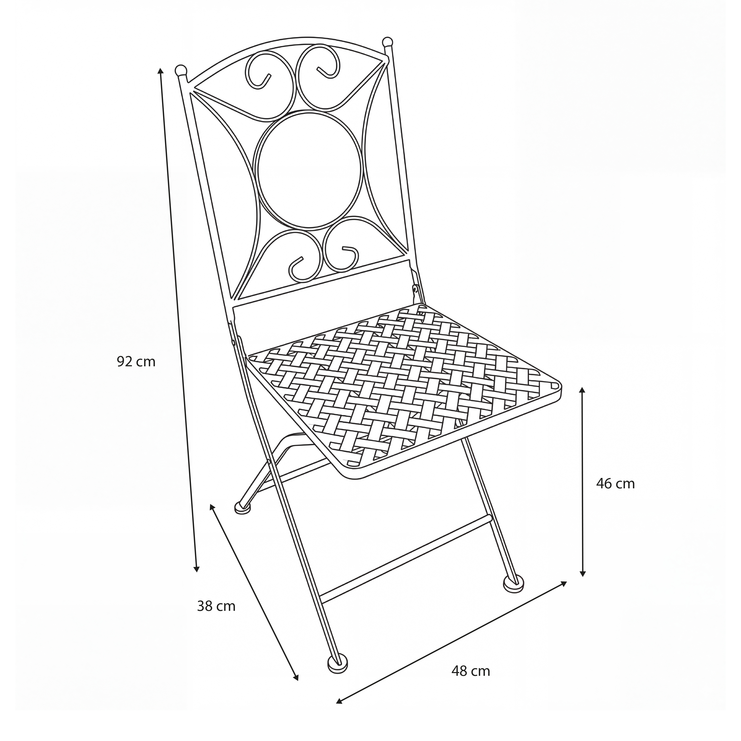 AXI Camilla Bistro Set Mosaic - Yellow Breeze