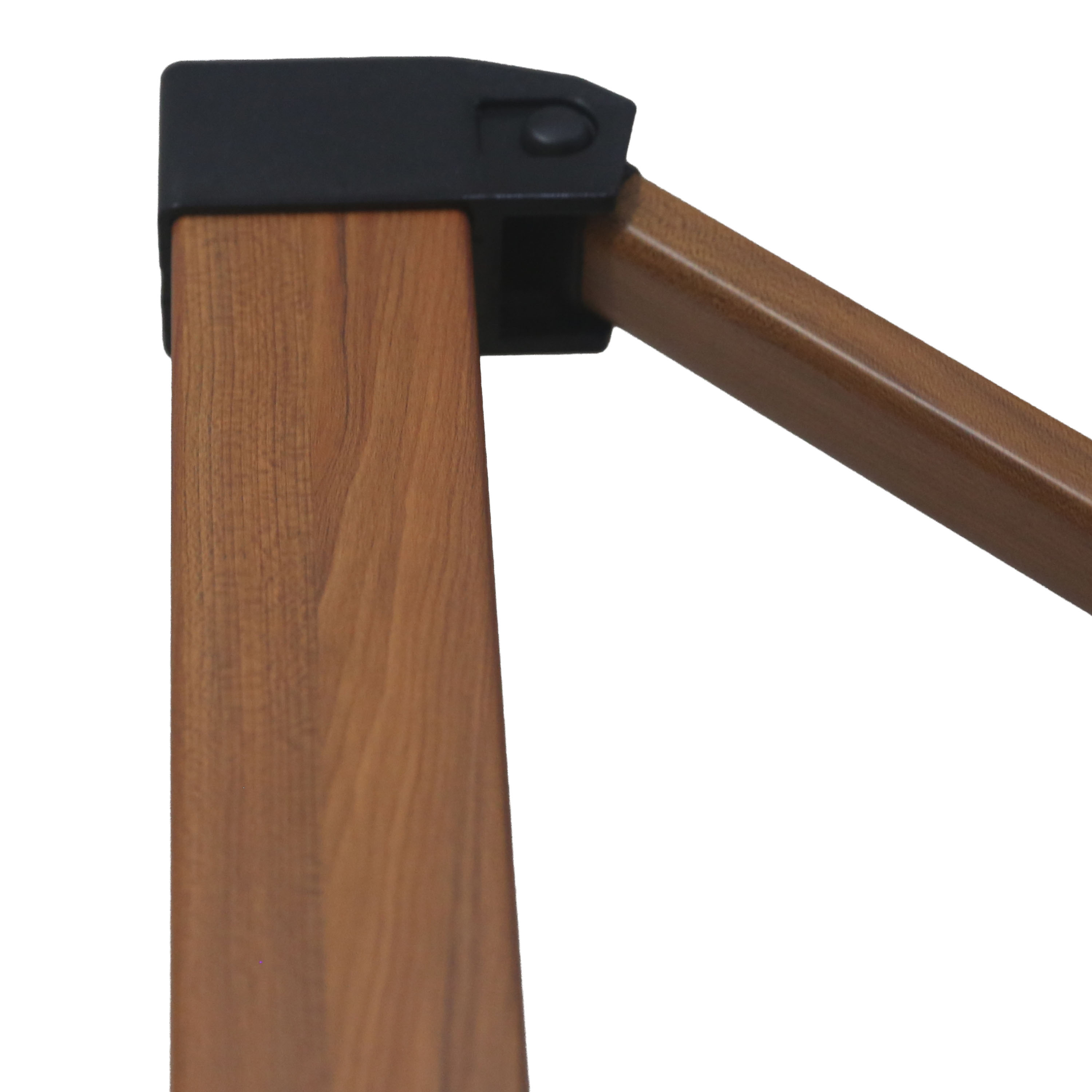 AXI Alina Cantilever Parasol 300x300cm Wood-look/Taupe