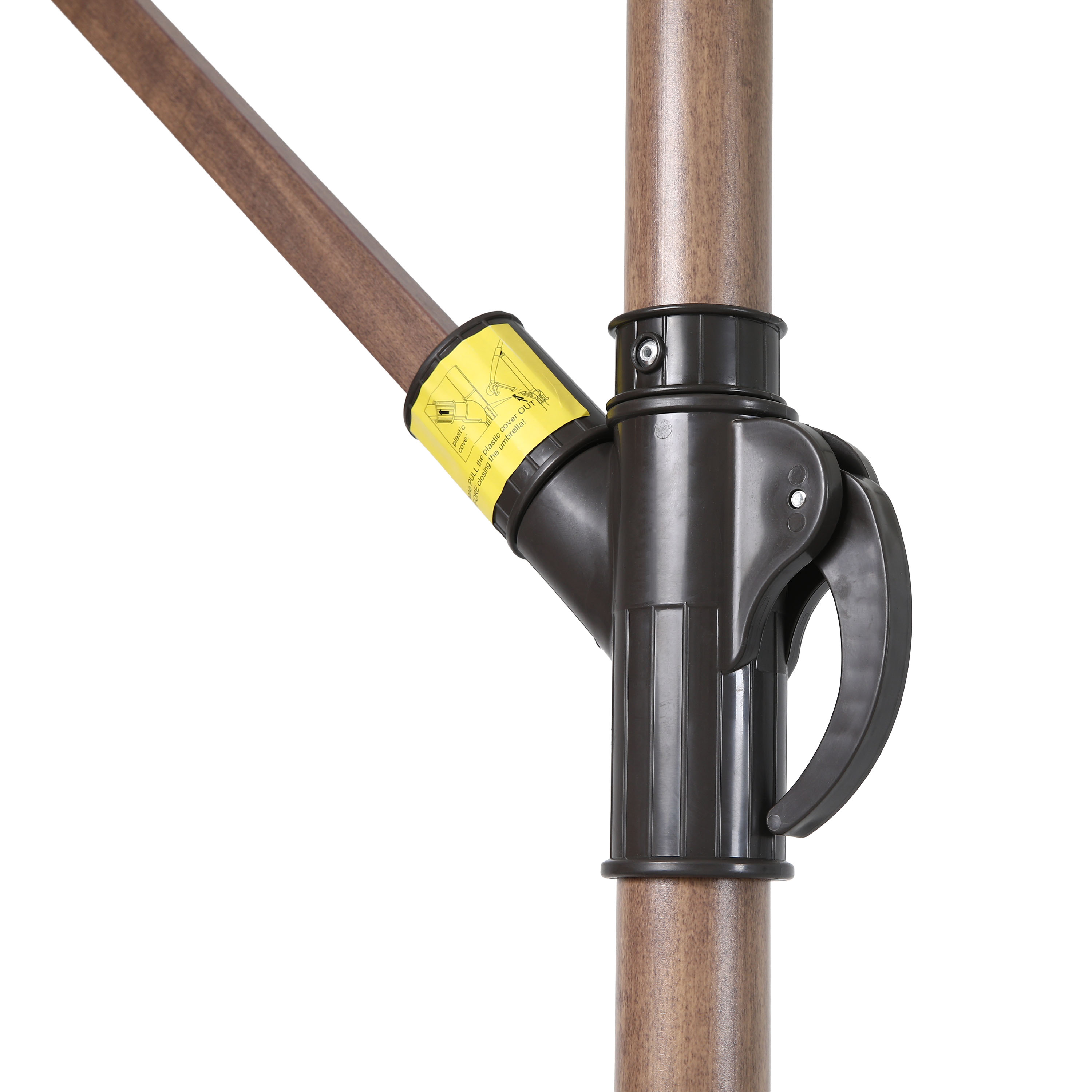 AXI Dion Cantilever Parasol Ø 300cm incl. parasol base Oak-look/Beige