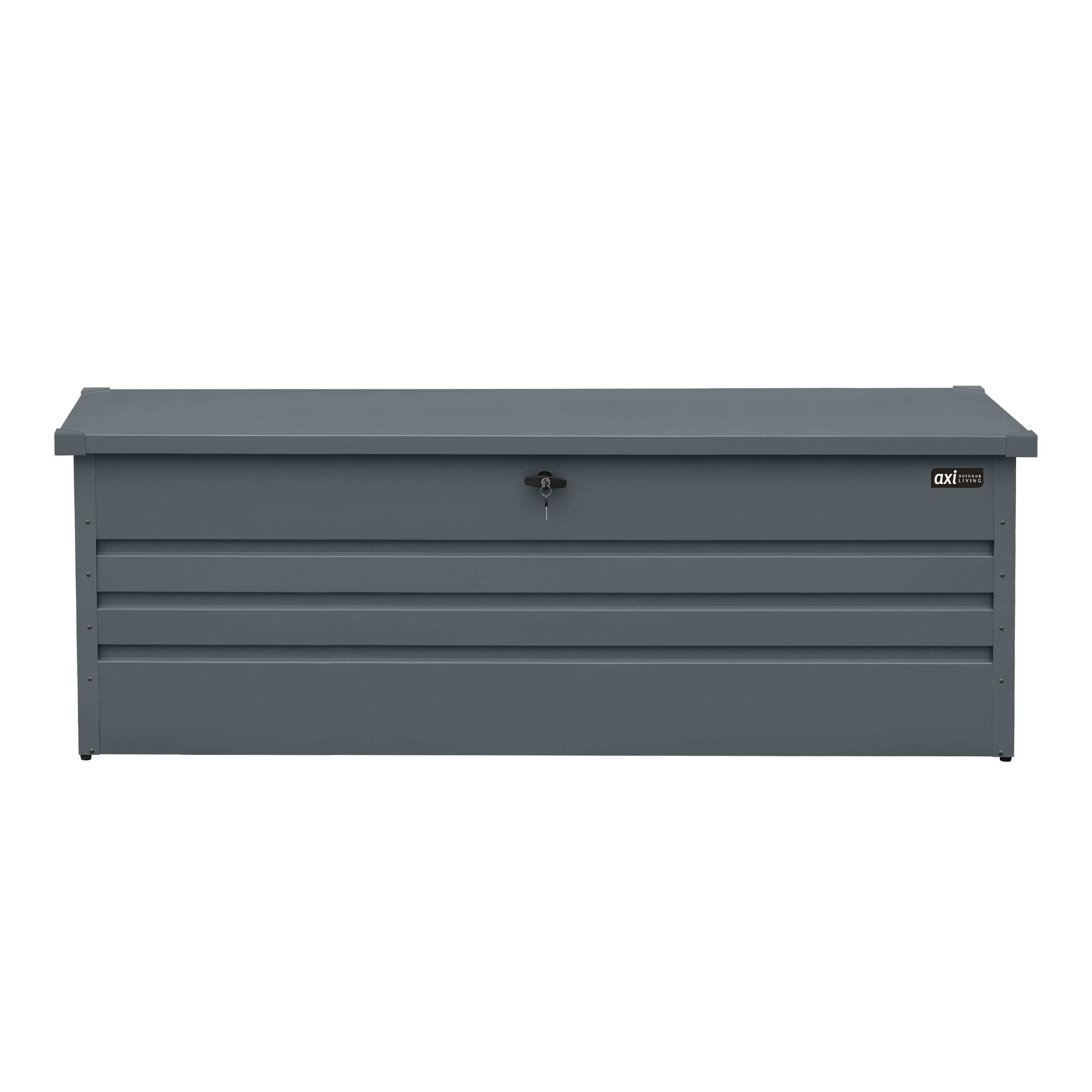 AXI Miles Gartenbox 1000 aus Metall Anthrazit - 185x82x75cm