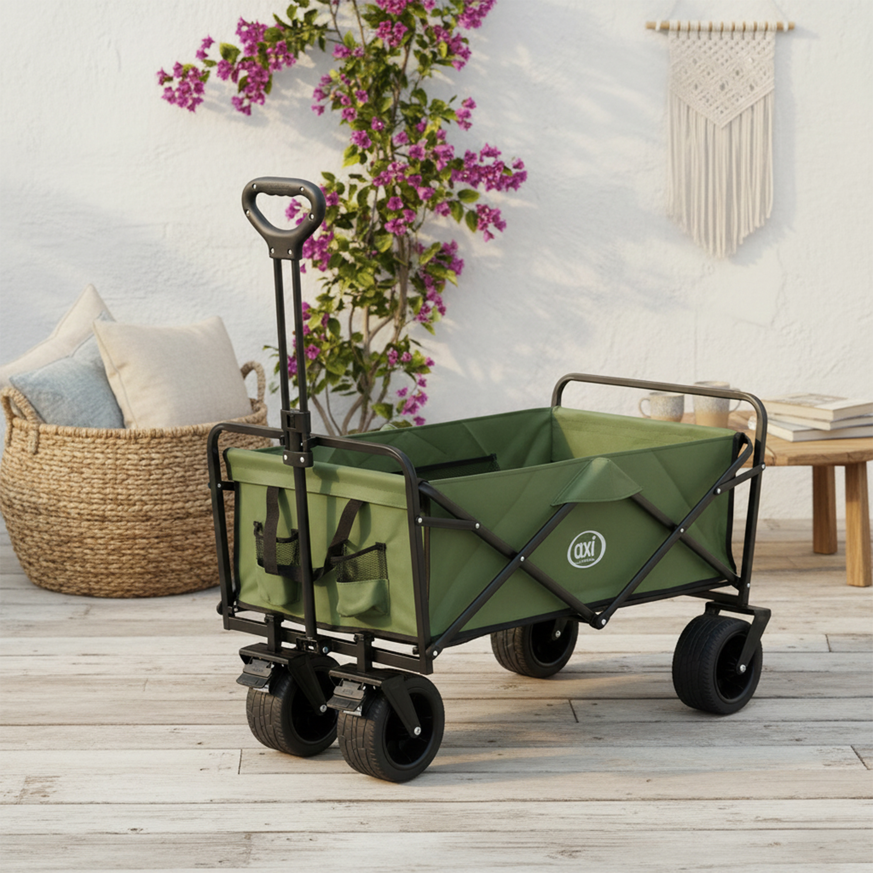 AXI AB131 Foldable Beach Wagon - Green