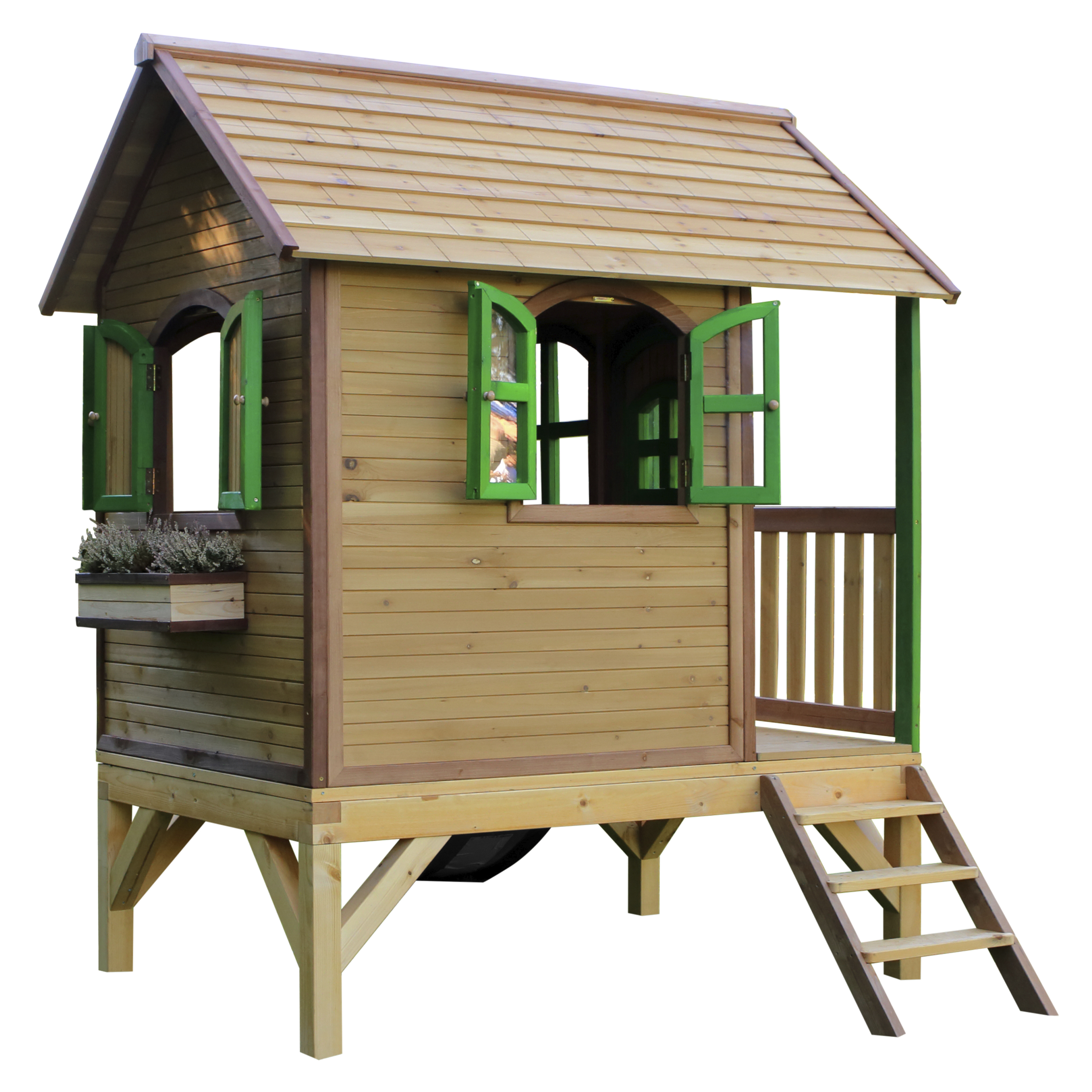 AXI Tom Playhouse Brown/Green - Grey Slide