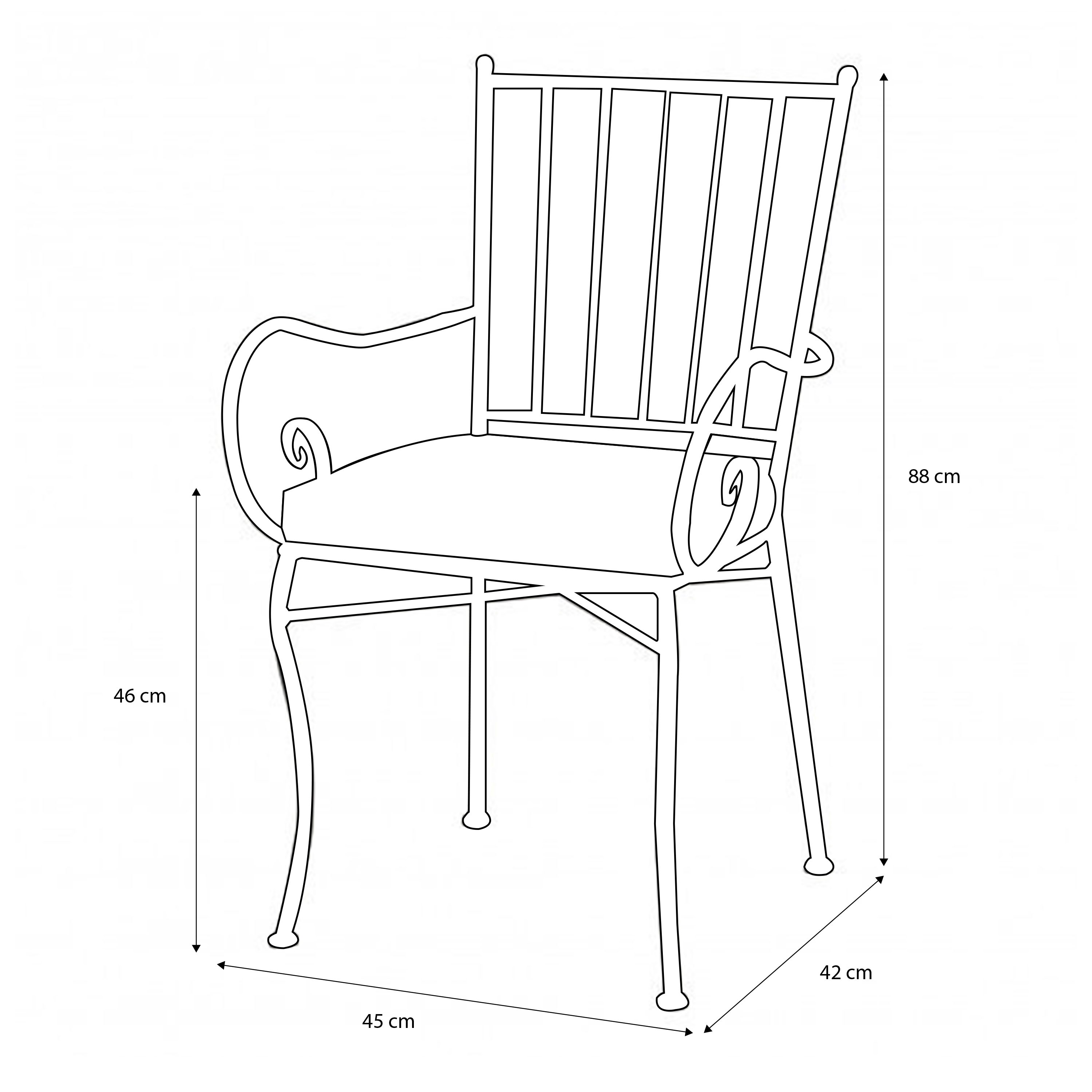 AXI Leonie Mosaik Bistro Set 5-teilig Romantische Rose