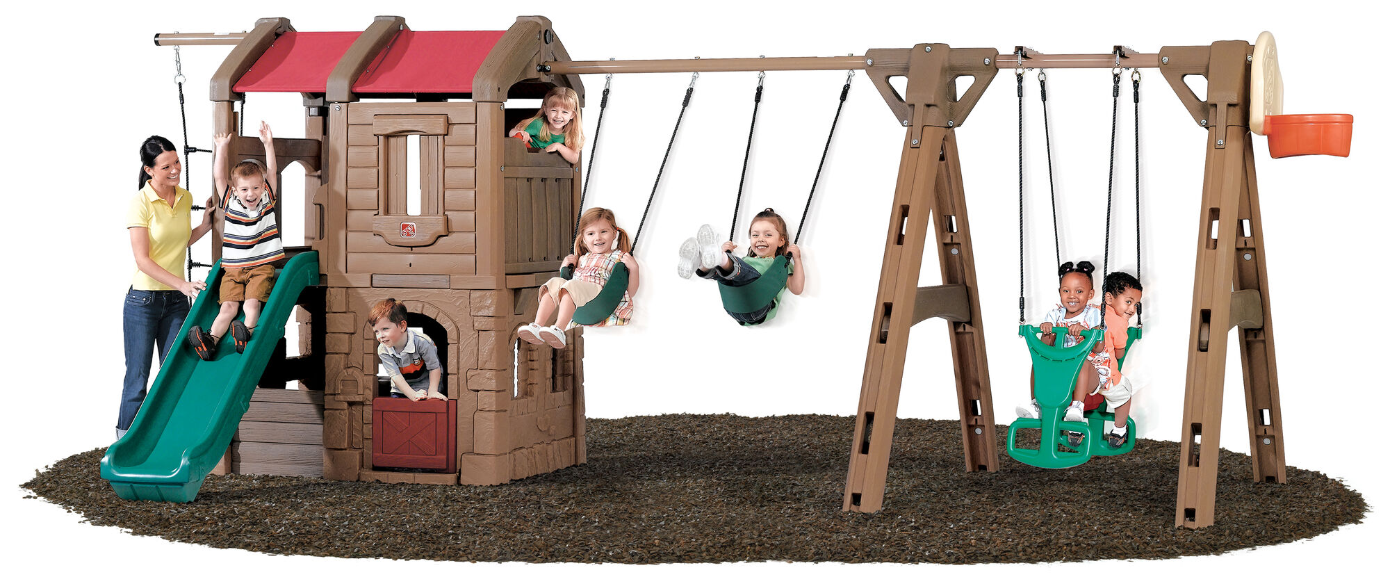 productfoto-mensen Step2 Naturally Playful Adventure Lodge Play Center w/Glider