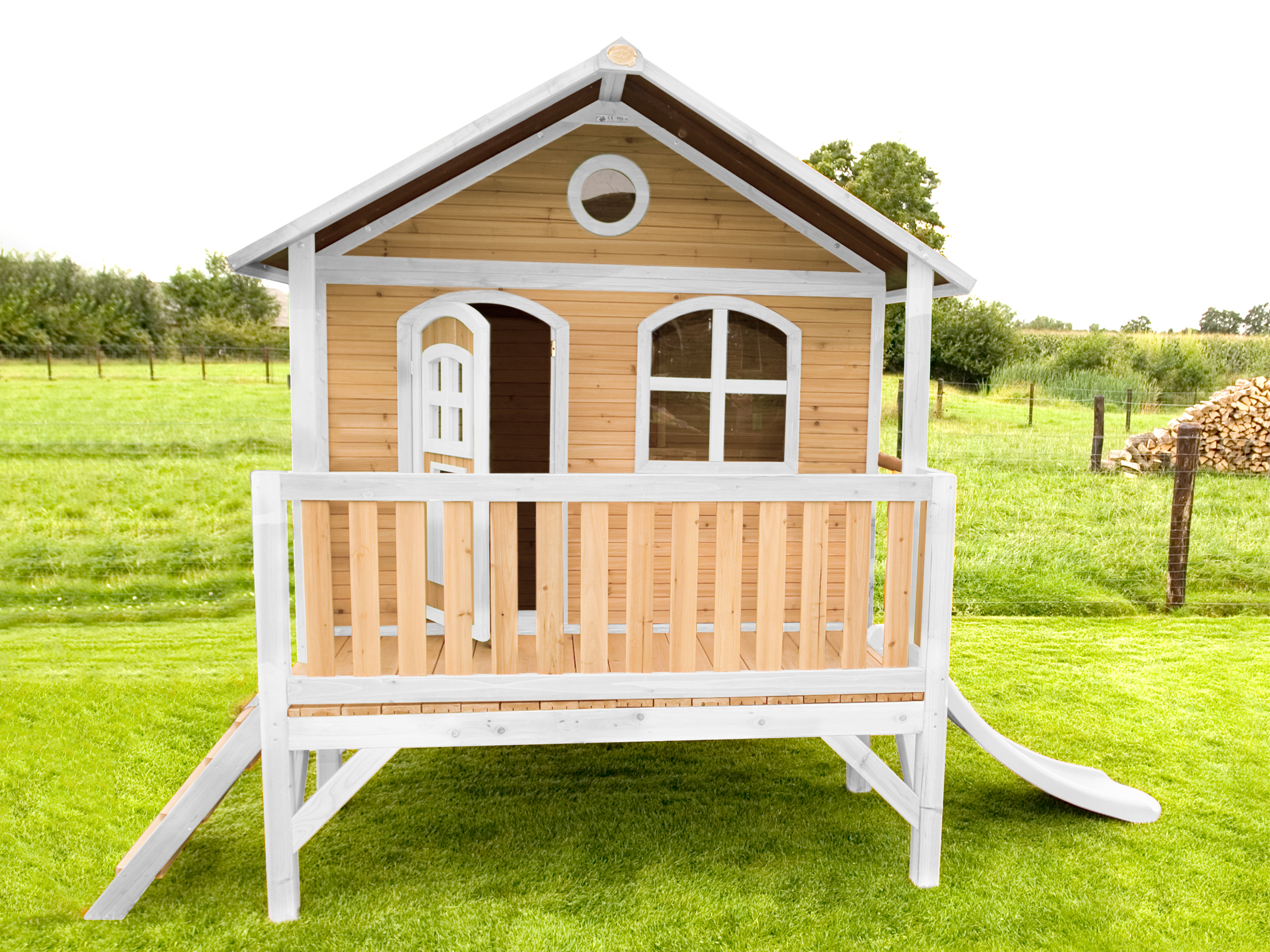 AXI Stef Playhouse Brown/White - White Slide