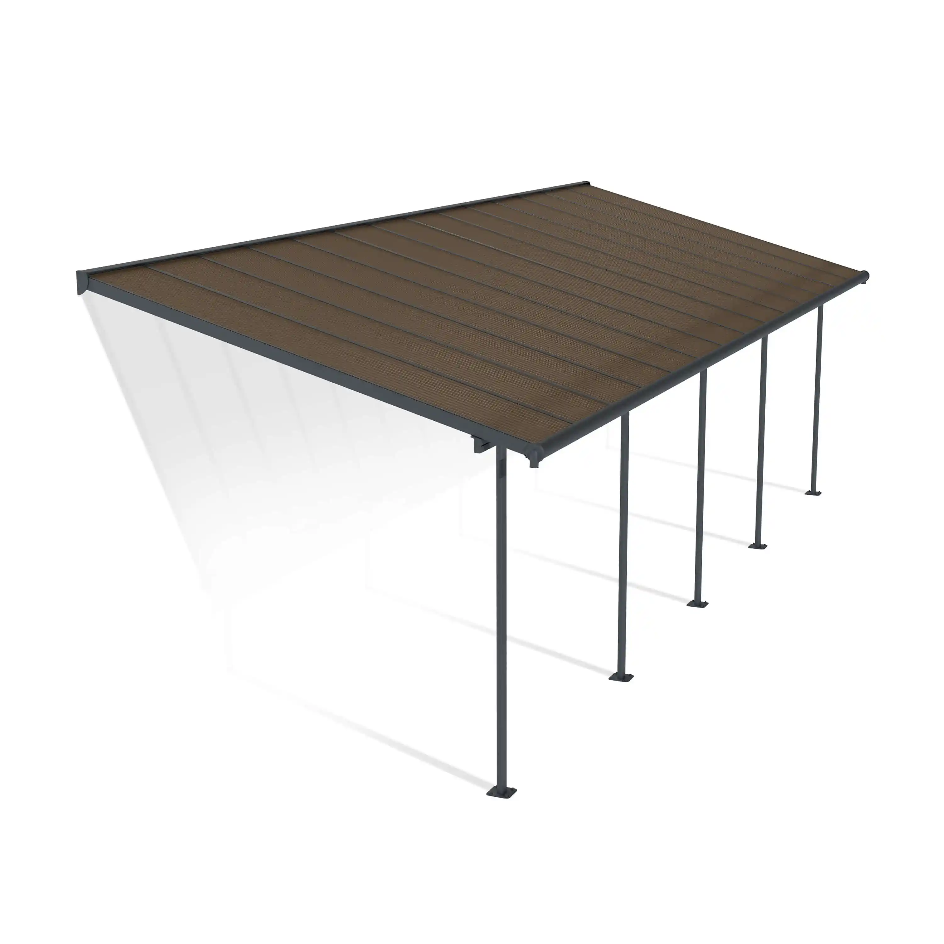 Canopia Capir Terrassenüberdachung 860X295X299cm Dunkelgrau Bronze