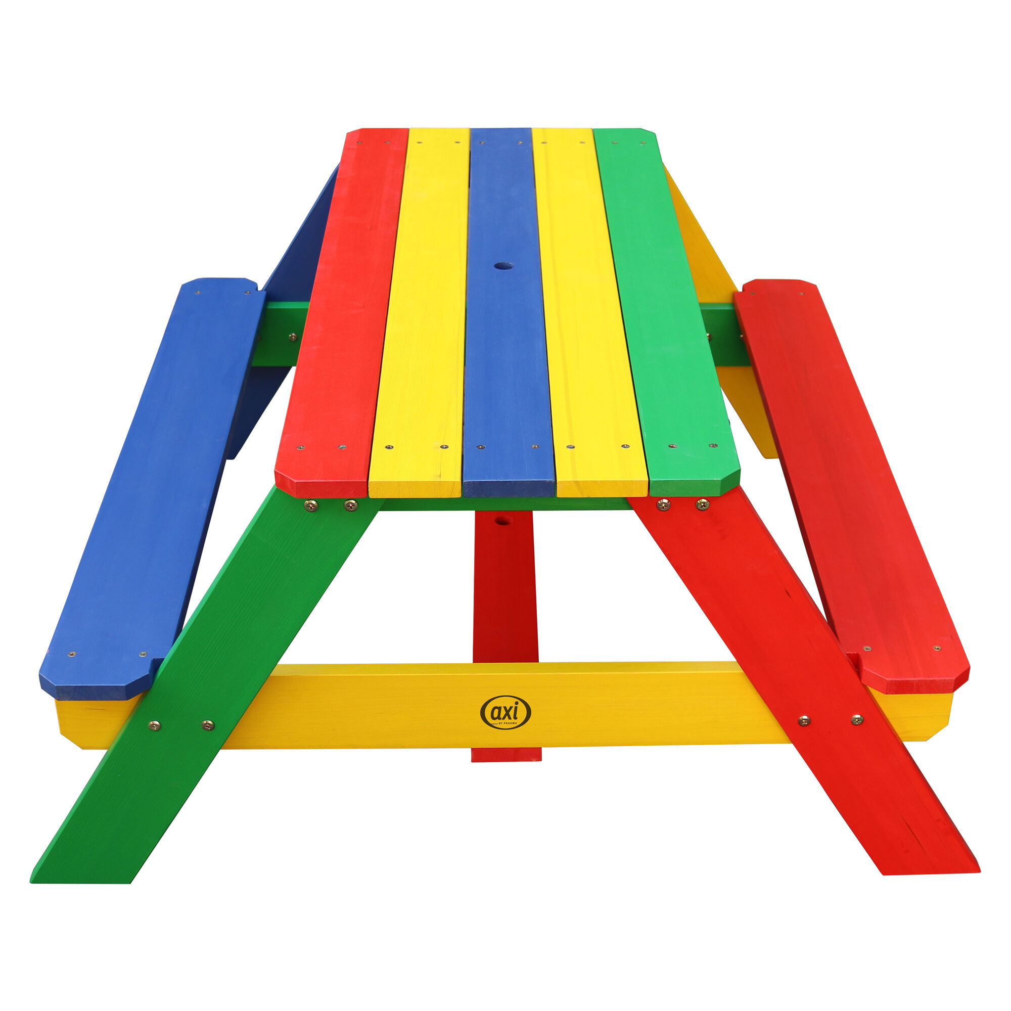 productfoto AXI Nick Picknicktafel Regenboog - Parasol Regenboog