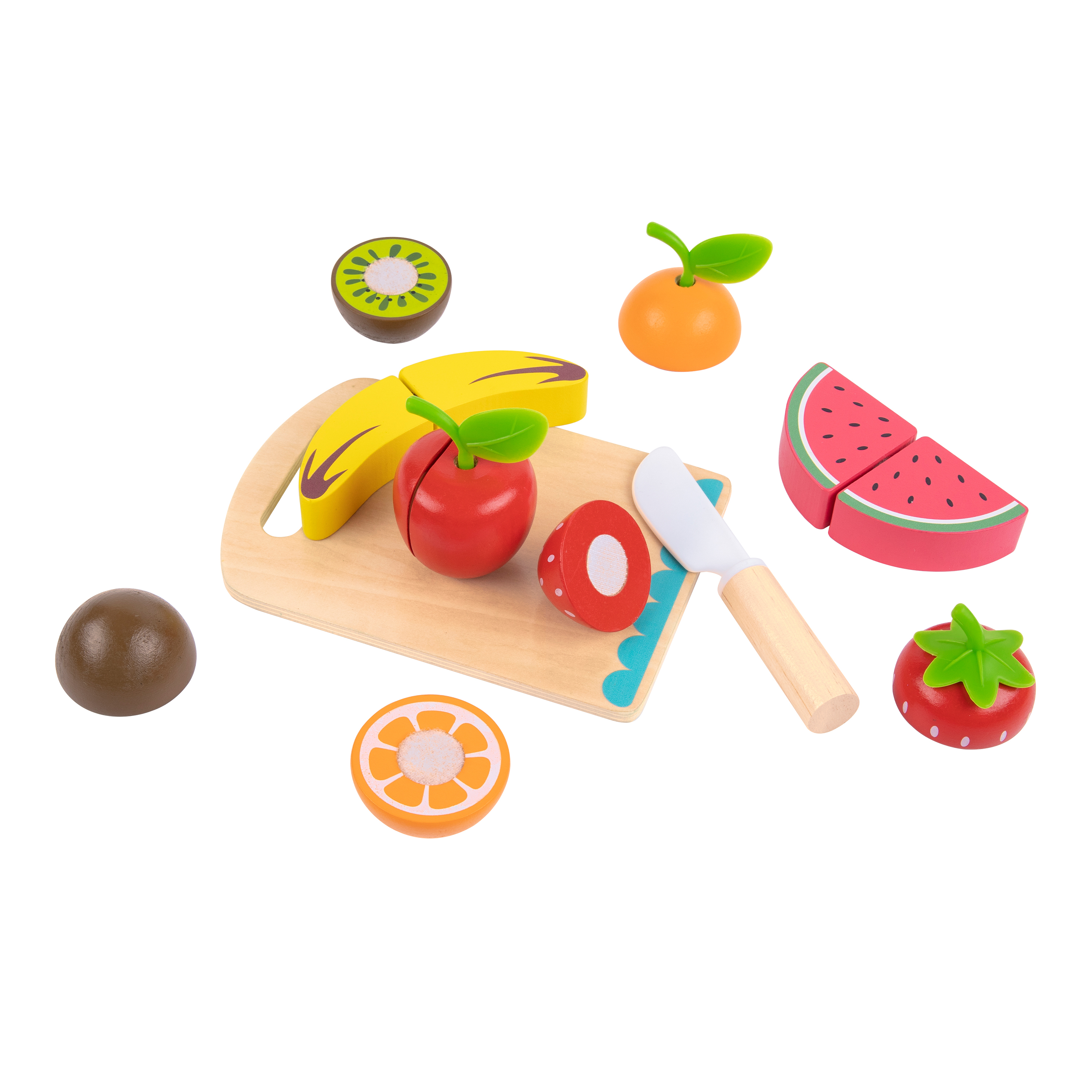 Tooky Toy Küchenspielzeug aus Holz Obst