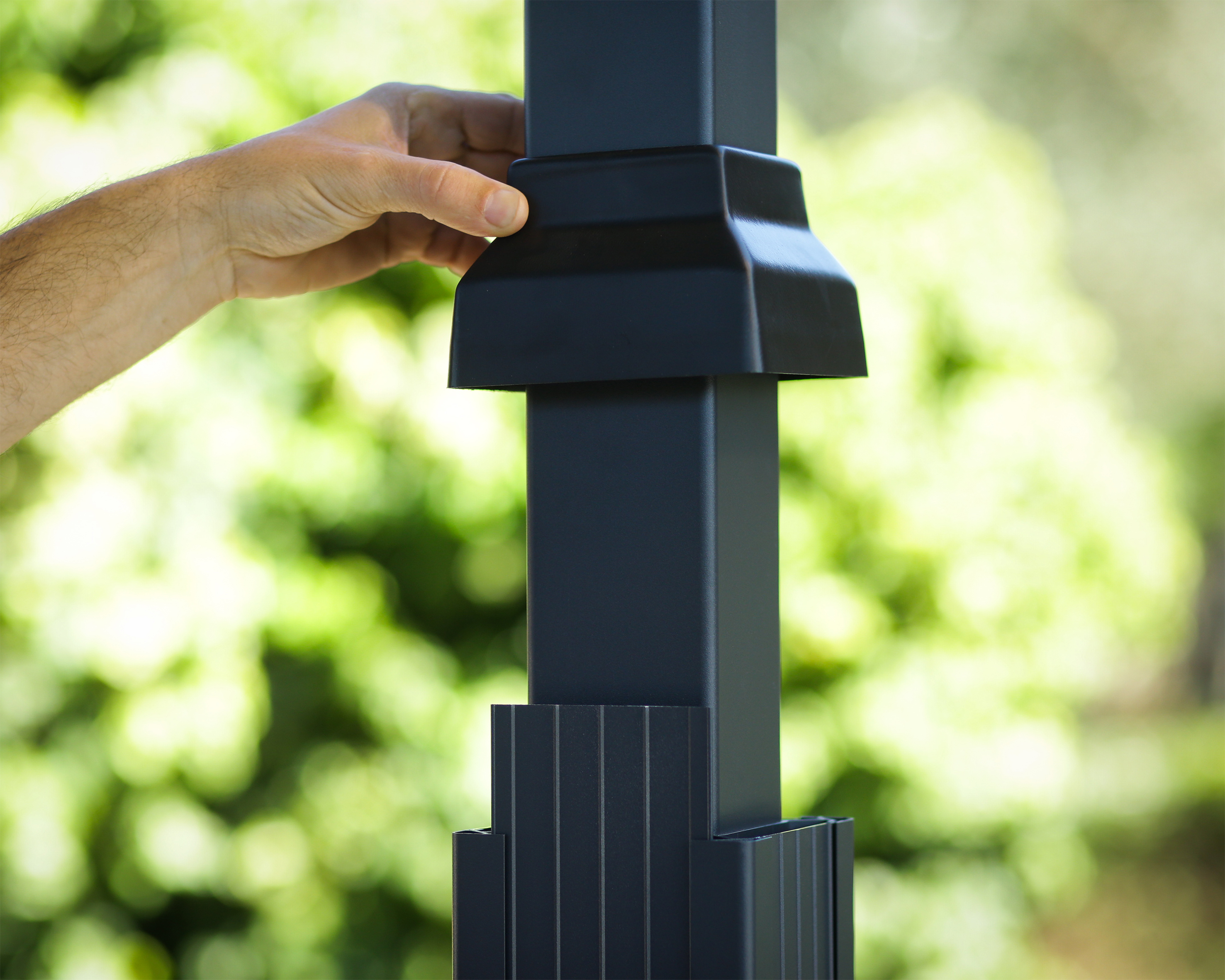 Canopia Alpine 863X360X307 cm RV Carport en Boothuis Donkergrijs Brons