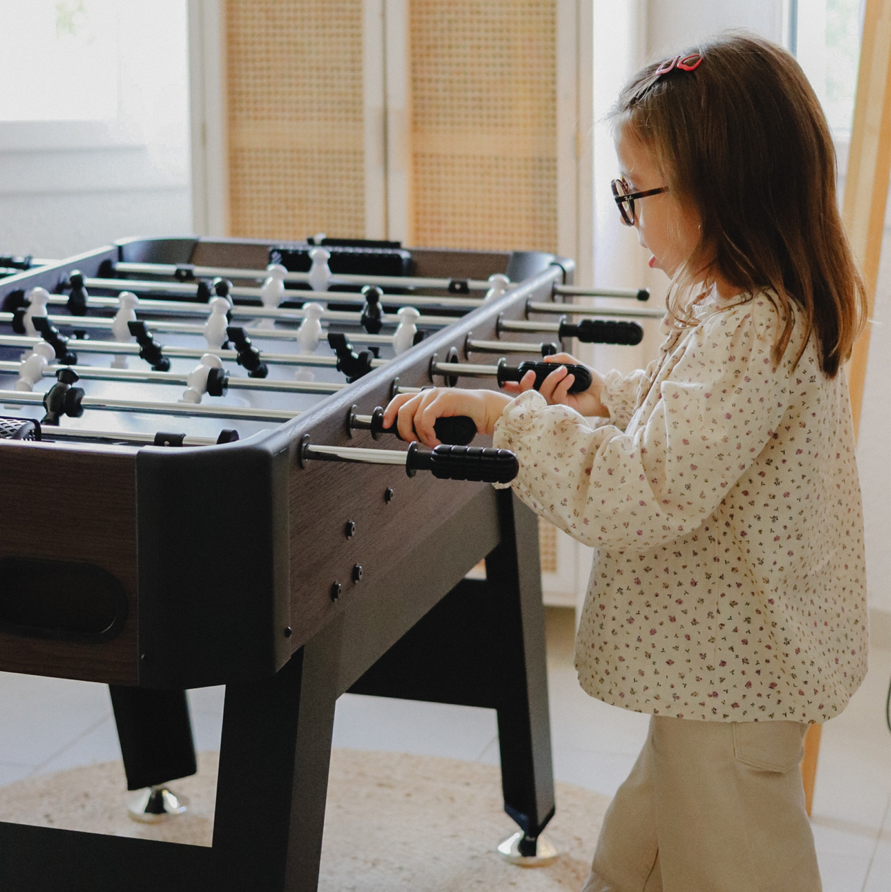 Cougar Striker Football Table Dark Brown/Black