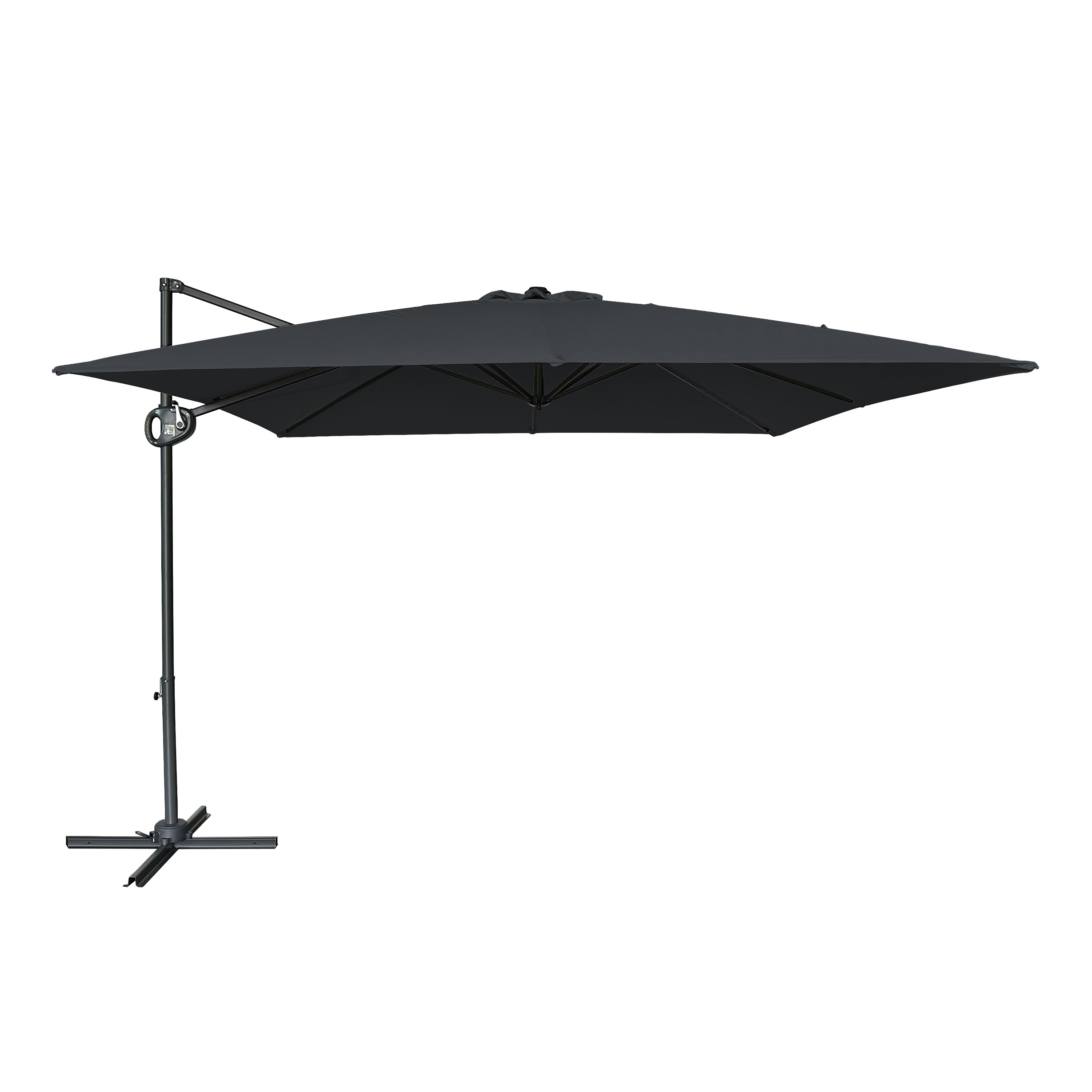 AXI Mira Cantilever Parasol 300x300cm Anthracite/Grey