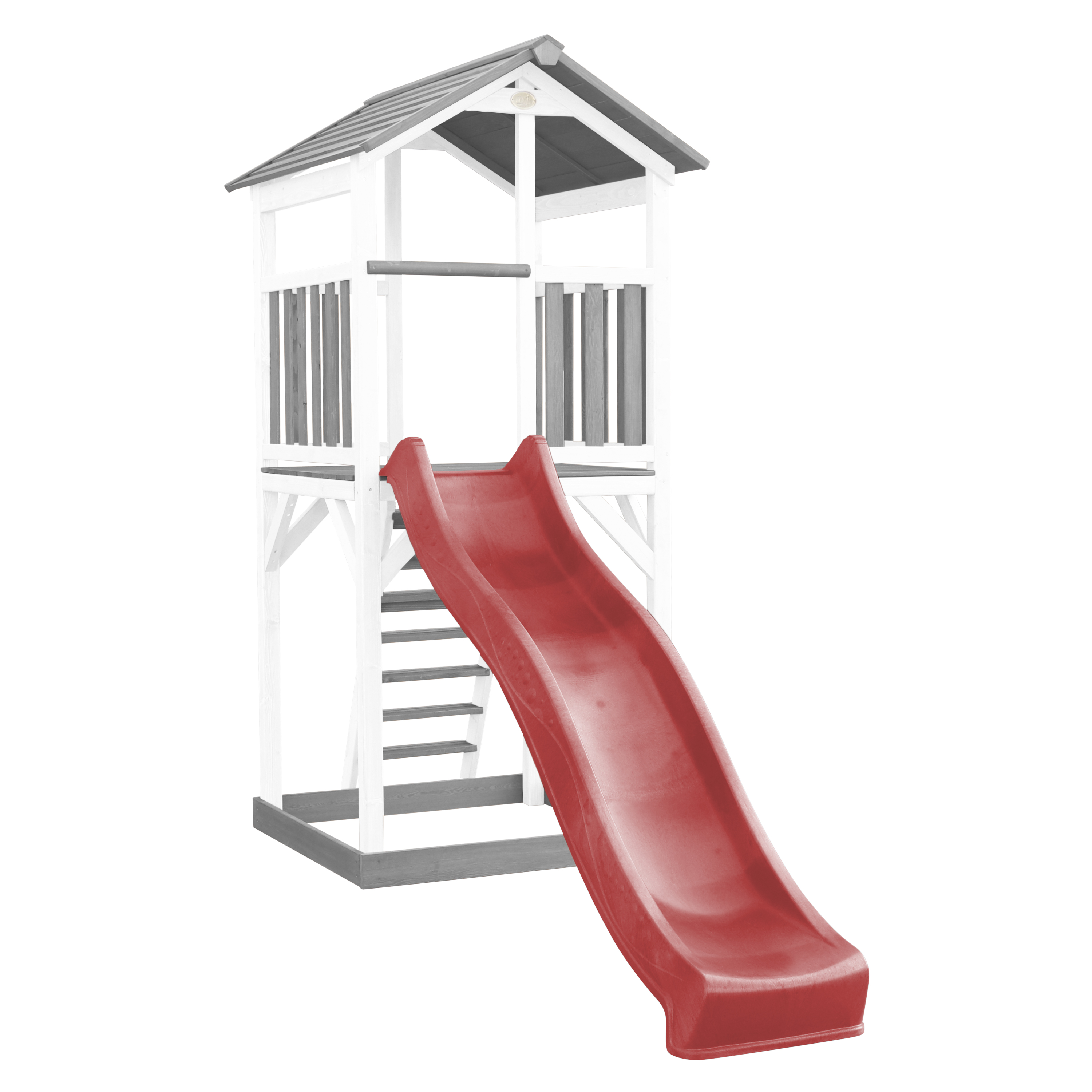 AXI Beach Tower Grey/White - Red Slide
