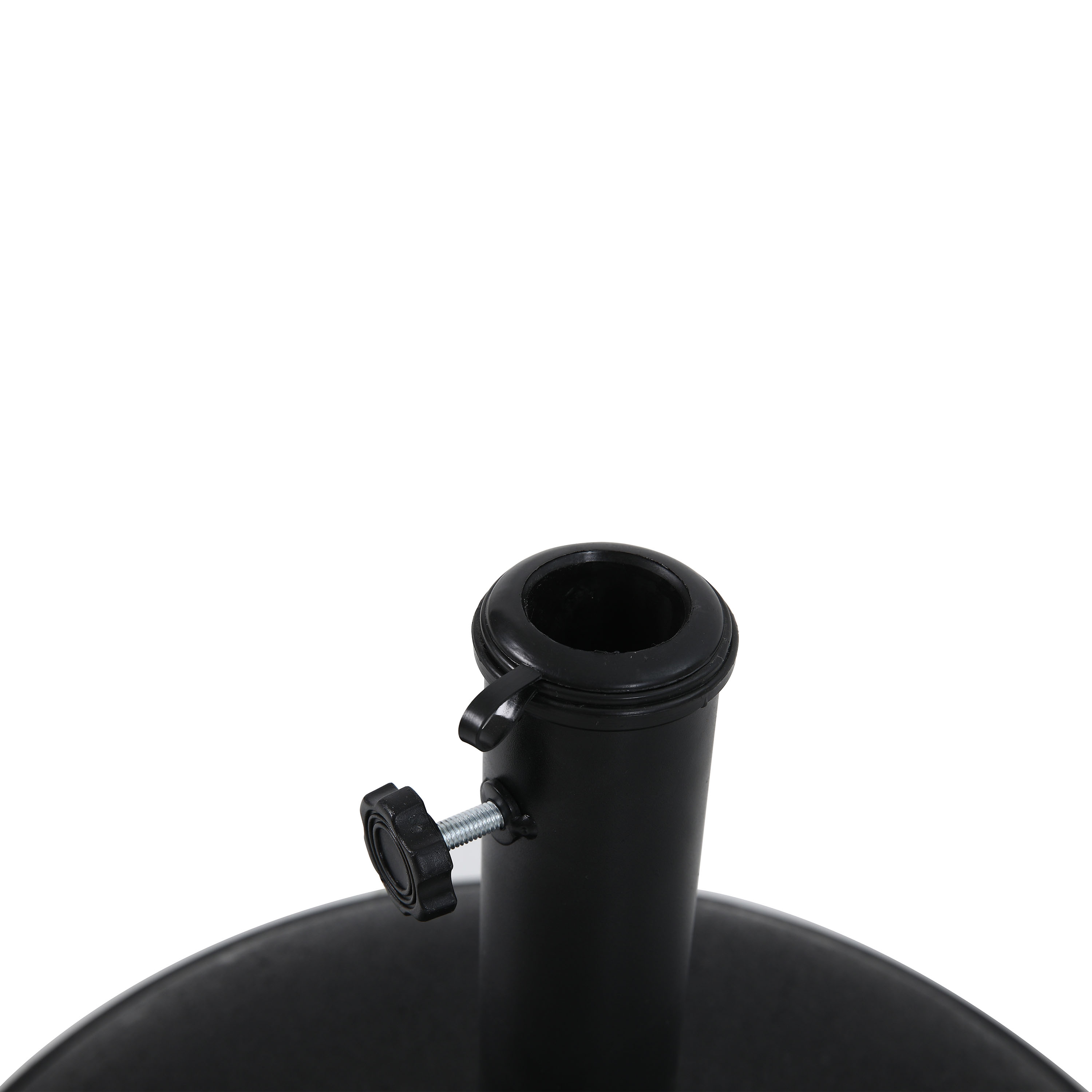AXI Round Concrete Parasol Base 50 cm Black