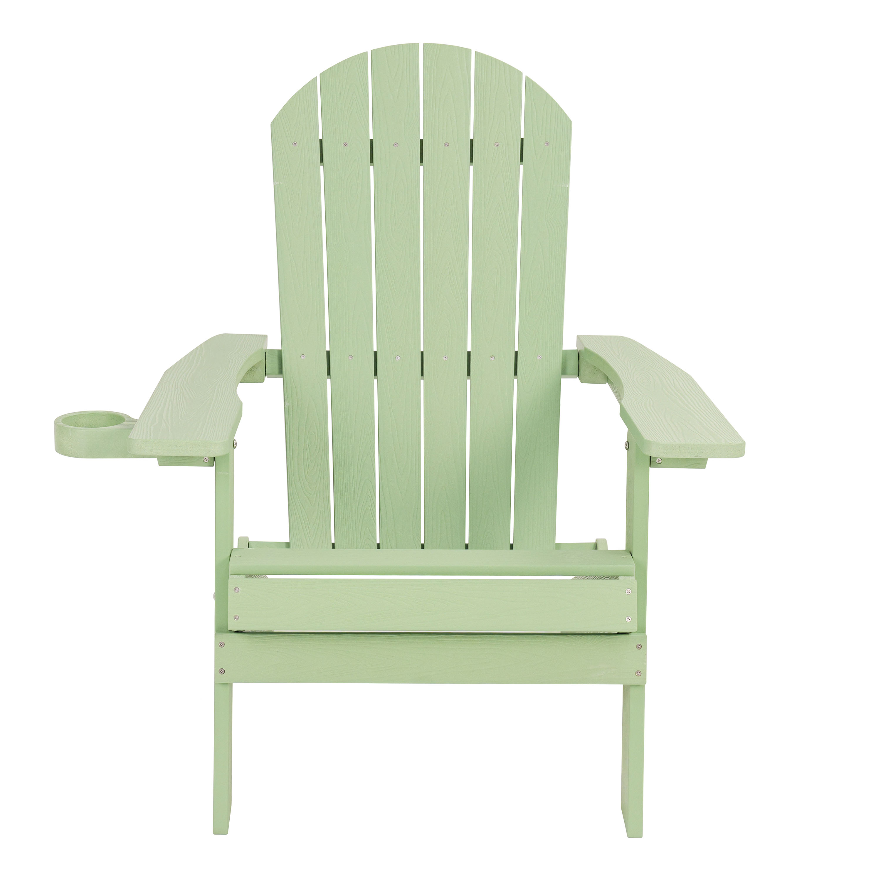 AXI Claire Folding Adirondack Chair Plastic Pastel Green