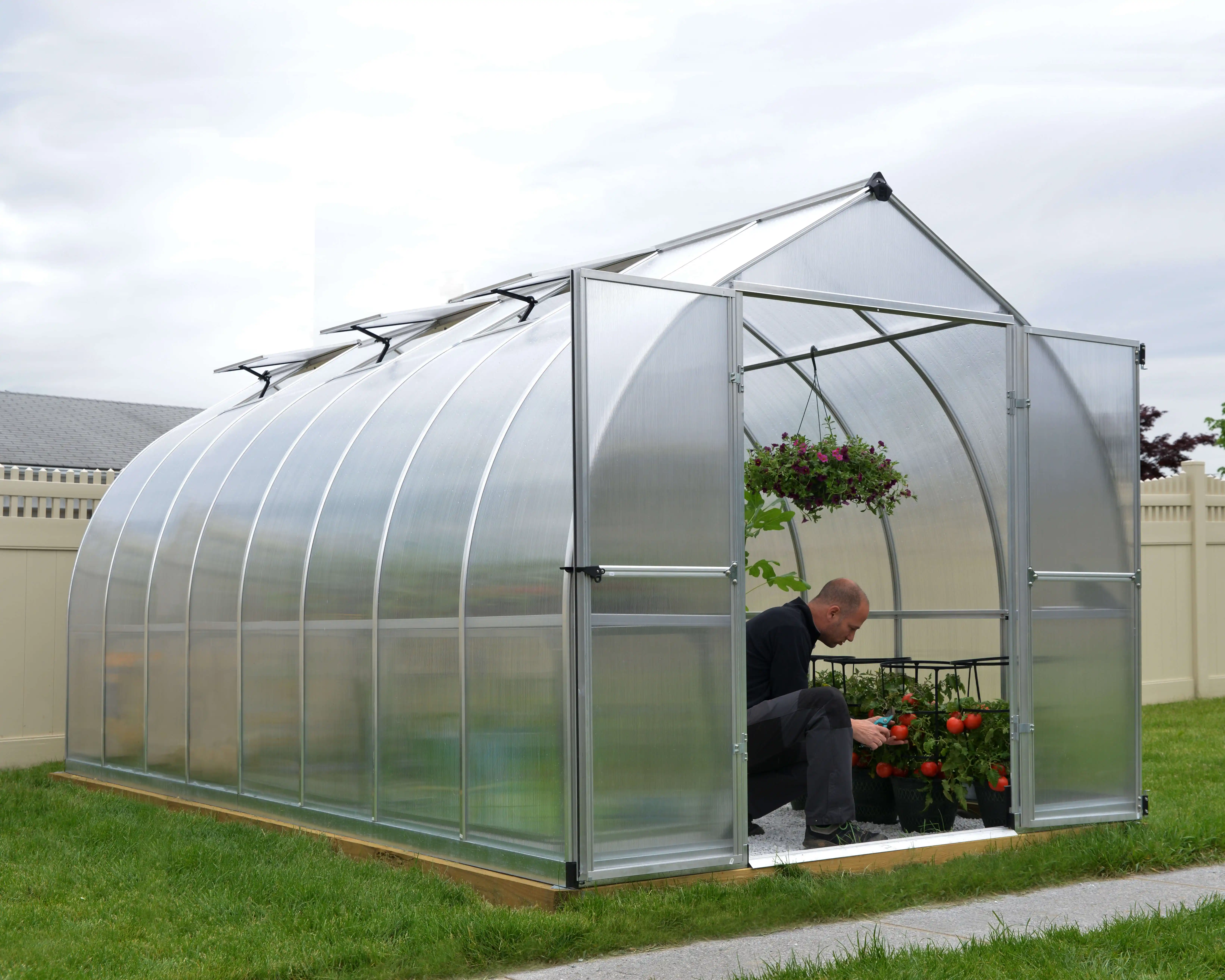 Canopia Bella 490X244X219 cm Tuinkas Zilver meerwandig