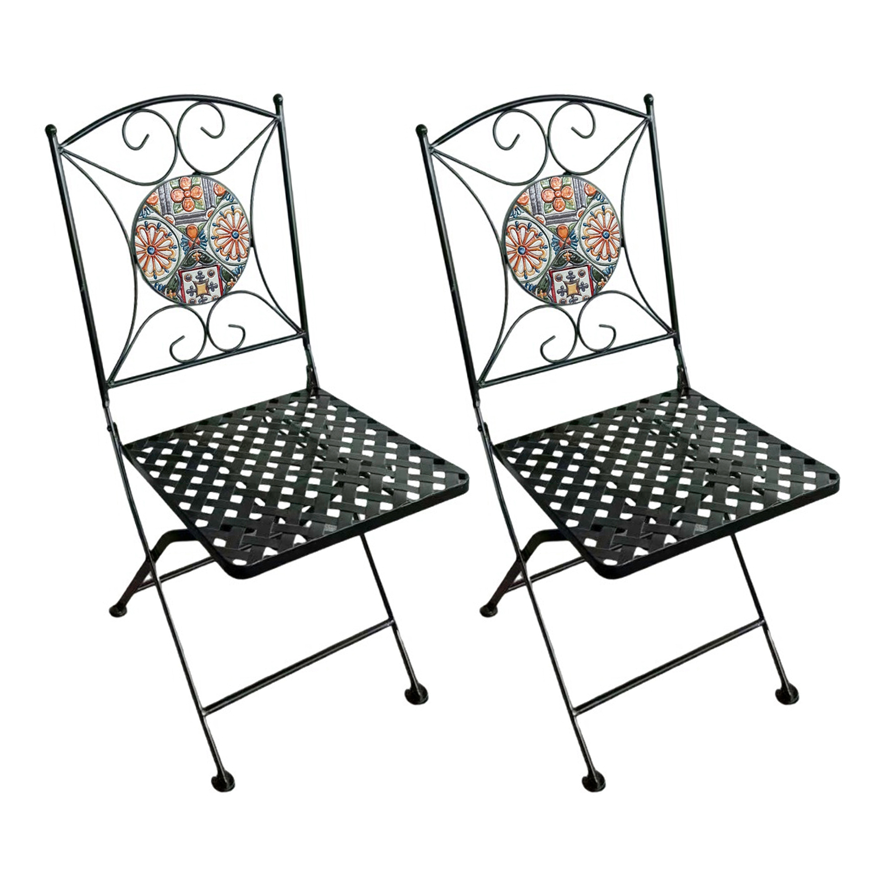 AXI Camilla Bistro Chairs Foldable Casa del Sol – Set 2 pieces